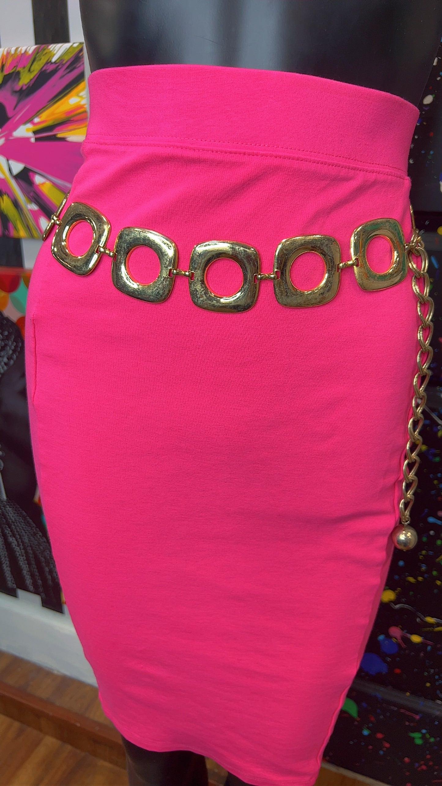 Vintage Gold Chain Belt