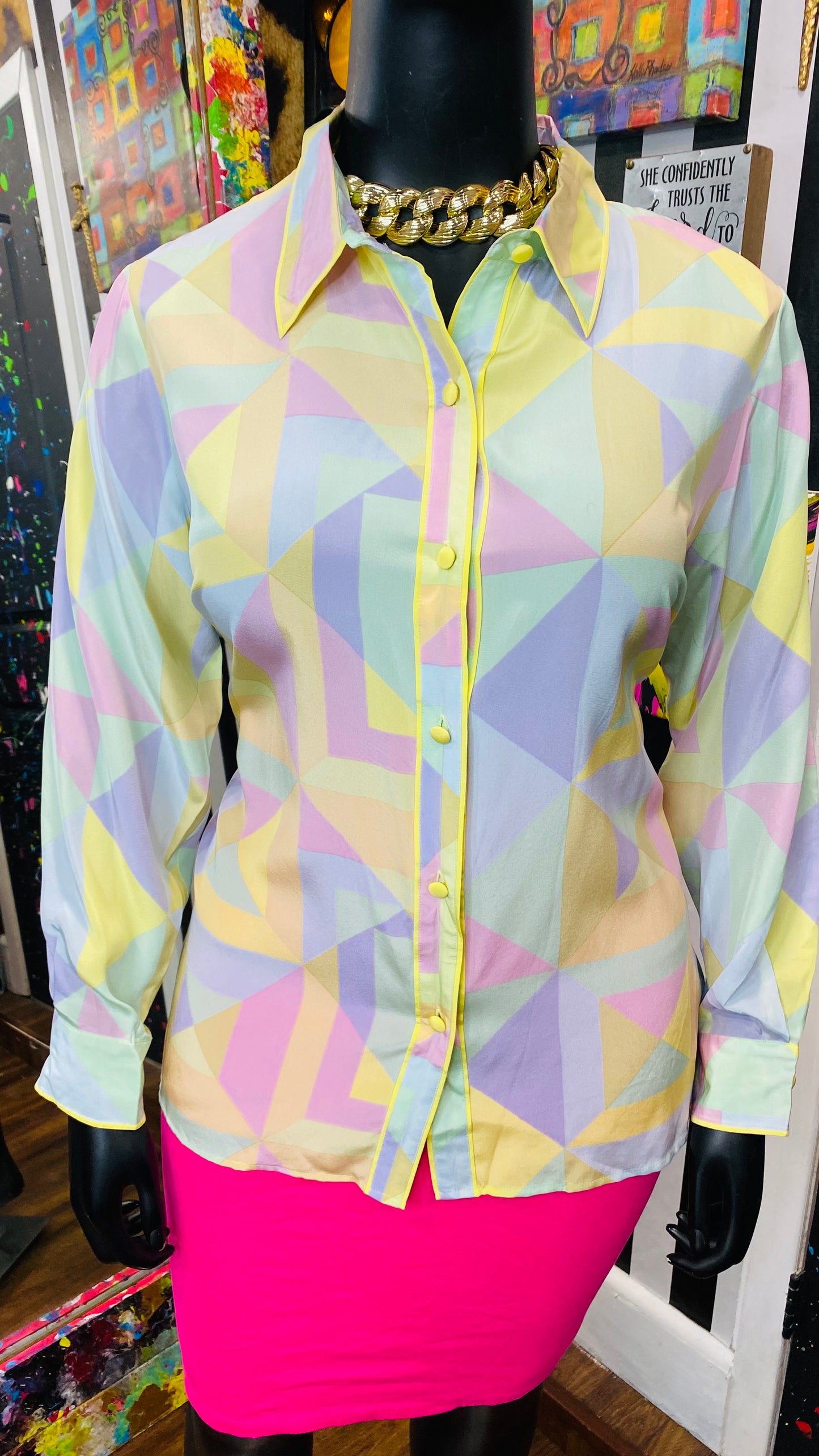 Plus Size Vintage Silk Pastel Blouse (18)