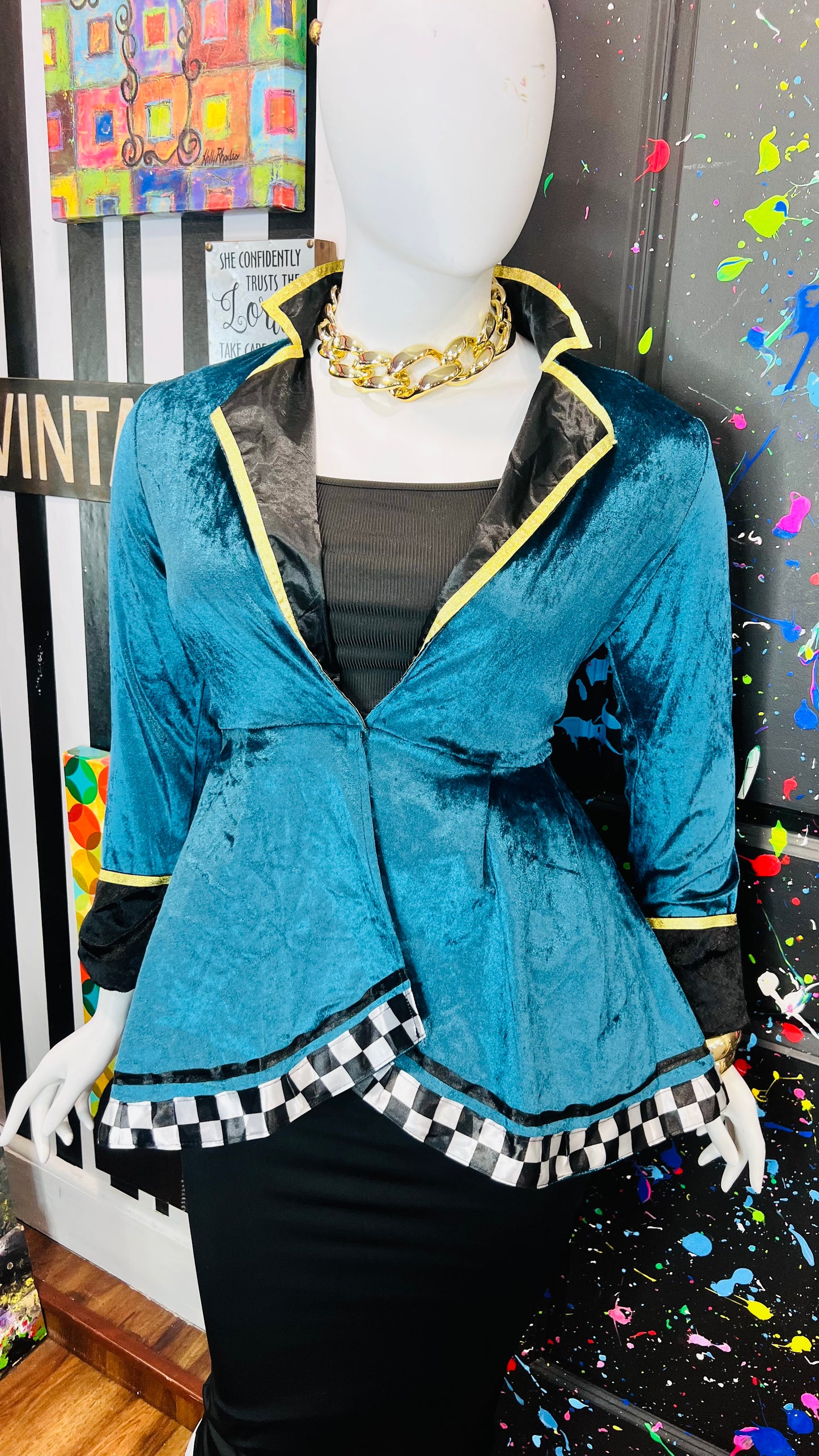 Teal & Gold Blazer (16)