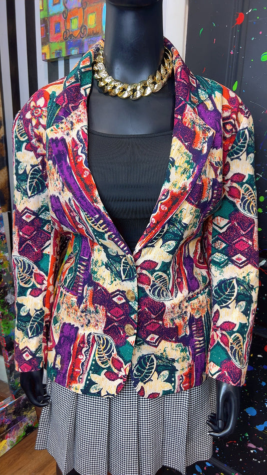 Vintage Abstract Blazer (22)