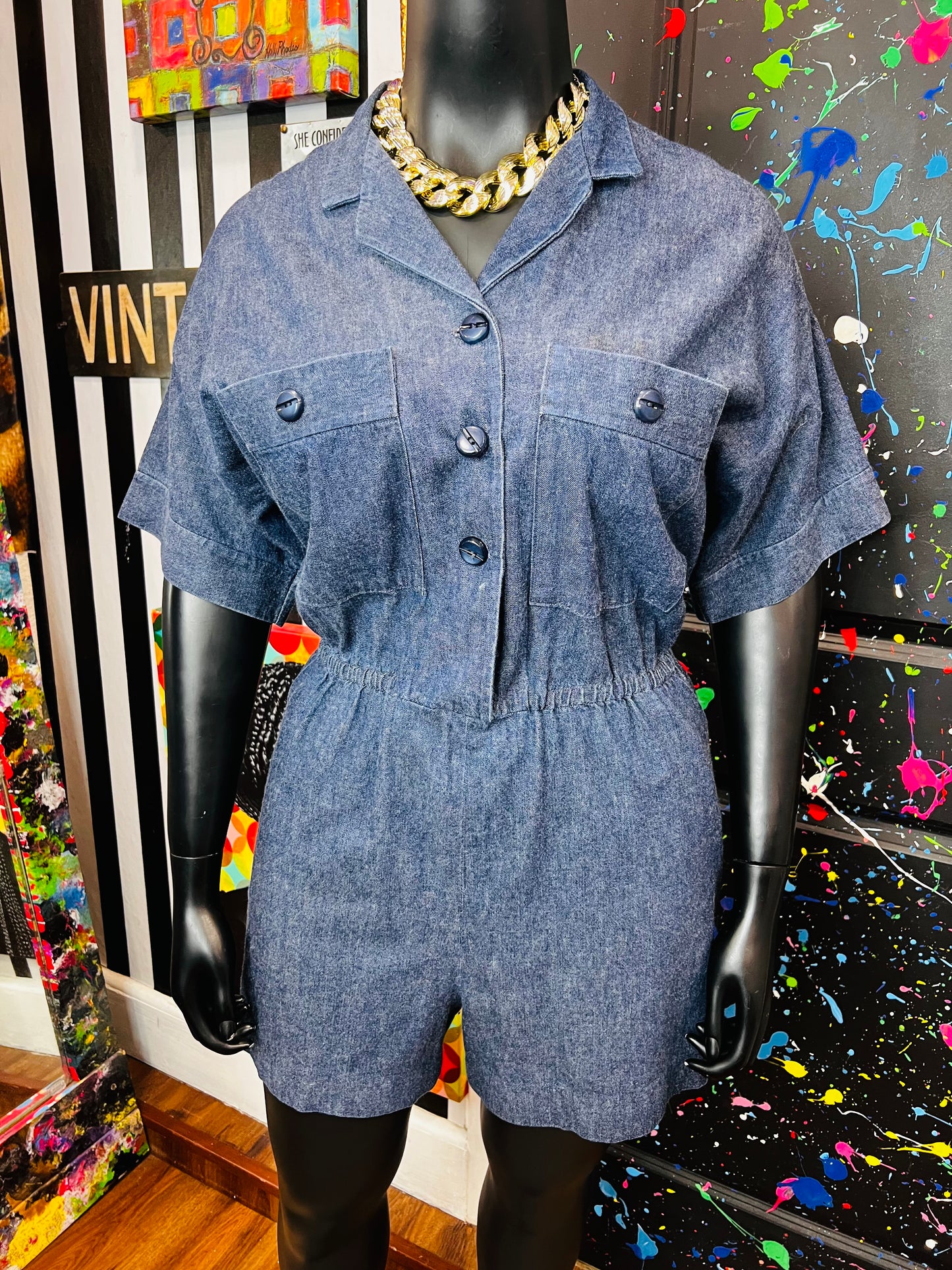 Vintage Denim Romper (18)