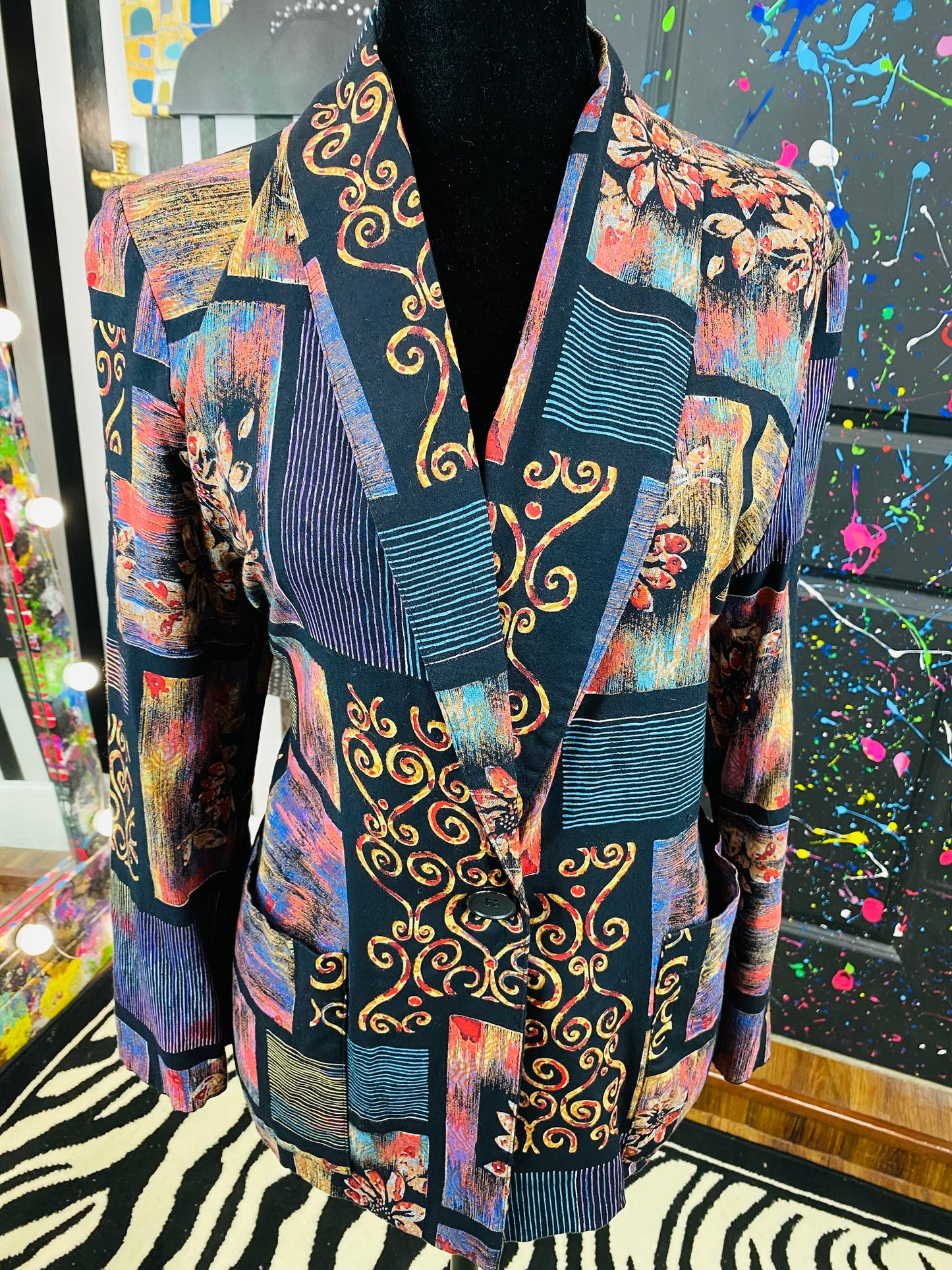 Vintage Kensington Square lightweight Blazer