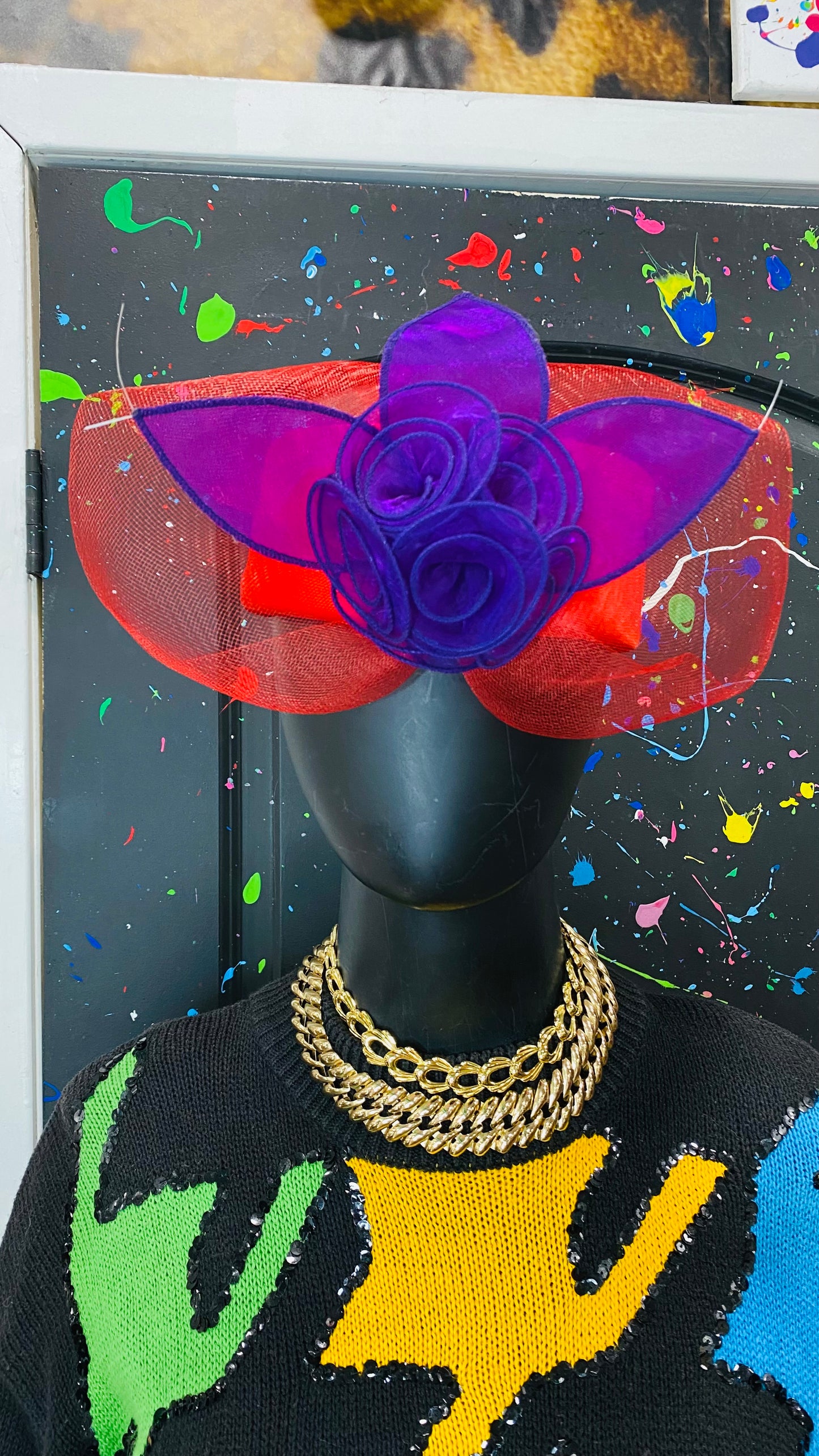 Vintage Purple & Red Band