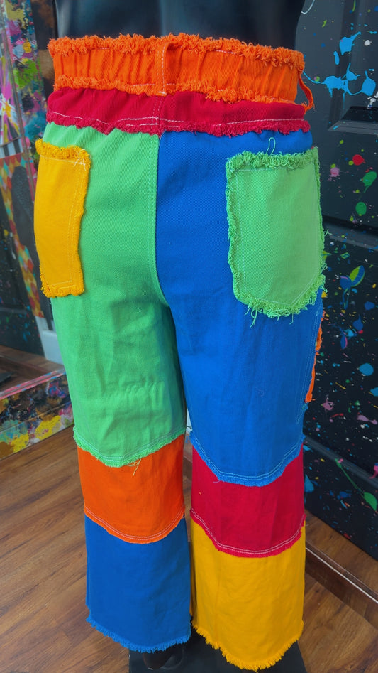 Colorblock Patchwork Jeans (18)