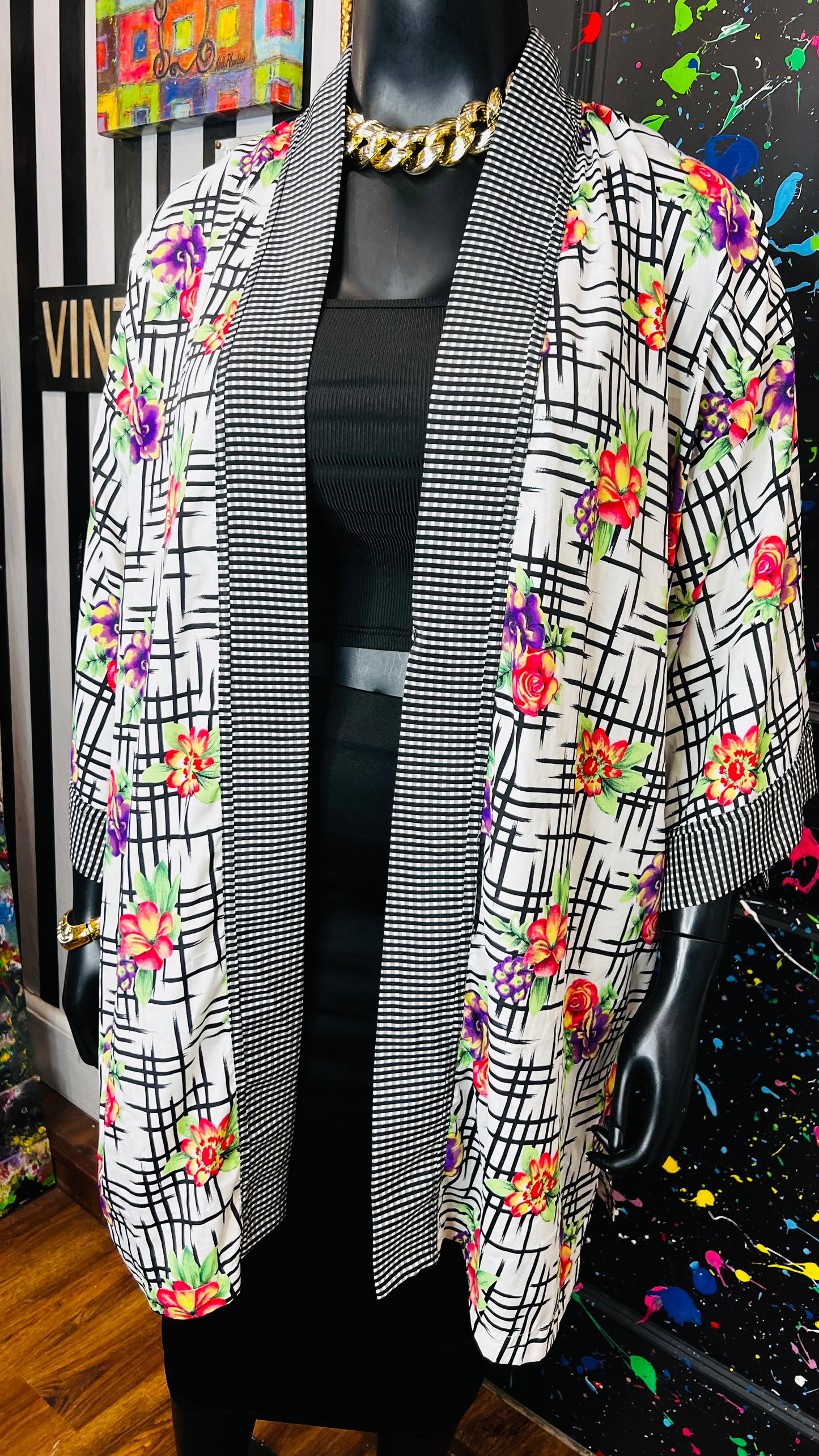 Vintage Victoria Secret Floral Duster (OS)