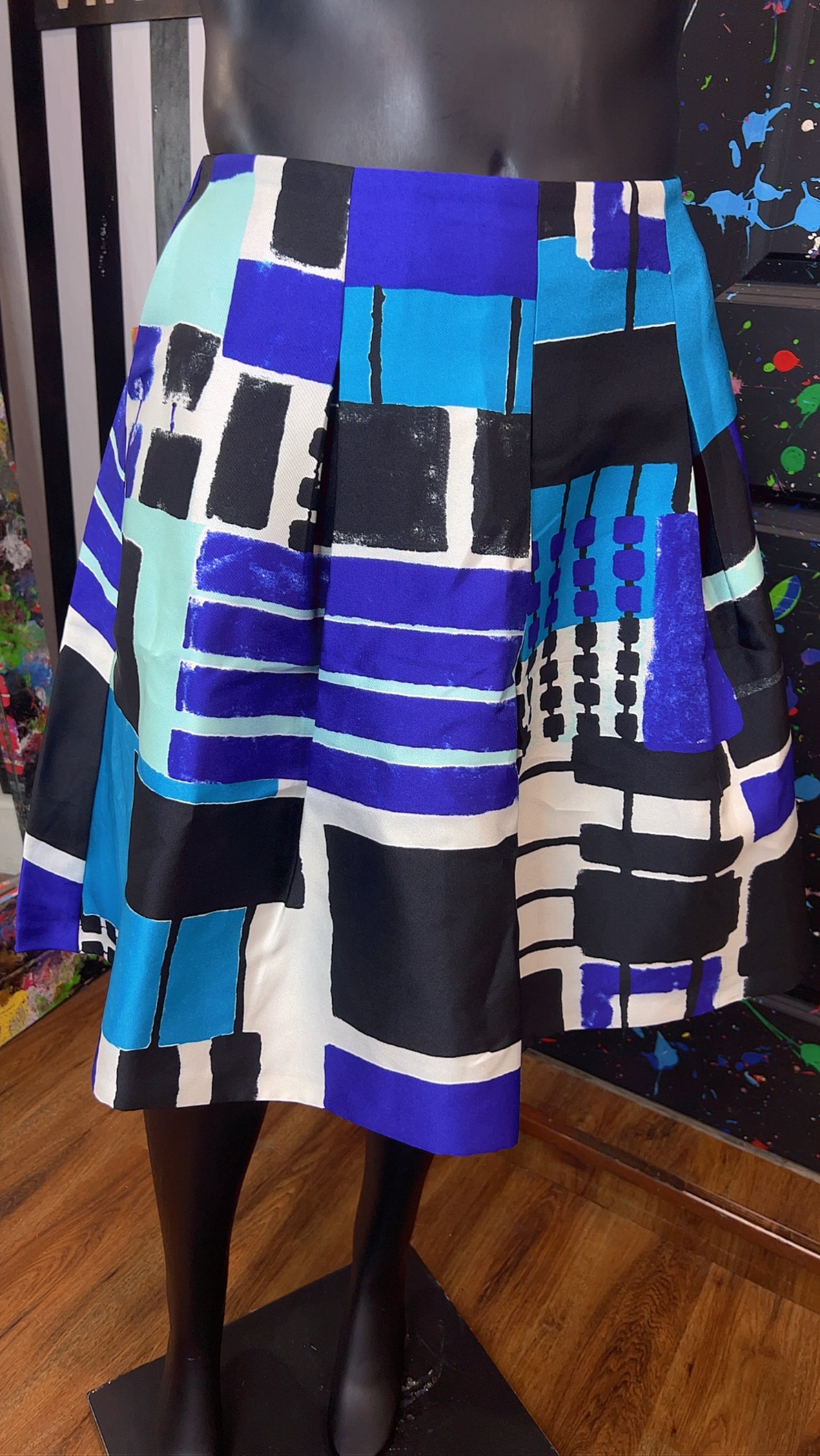 Ashley Stewart Abstract Circle Skirt (18)
