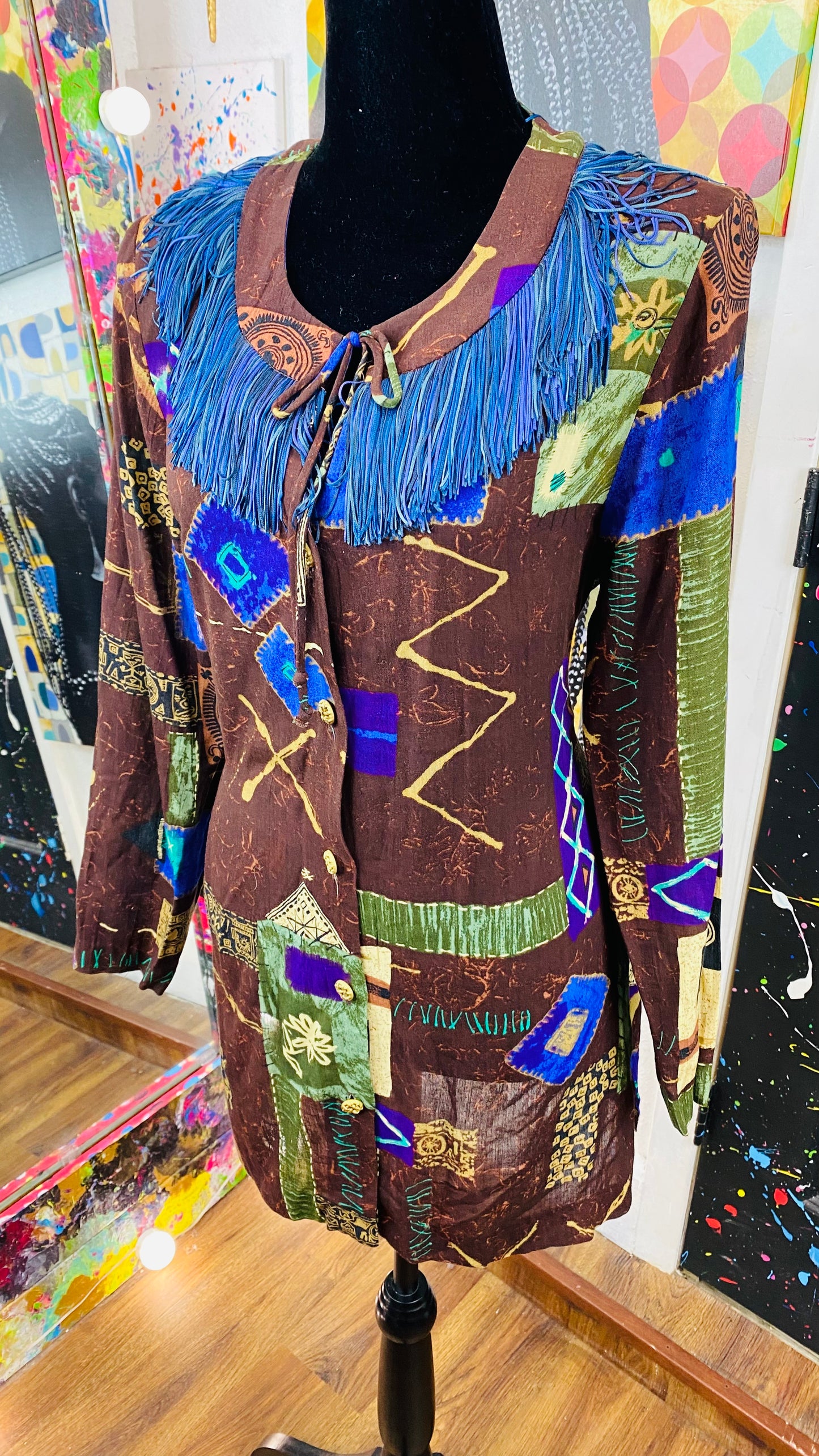 Vintage Long Sleeve Blouse