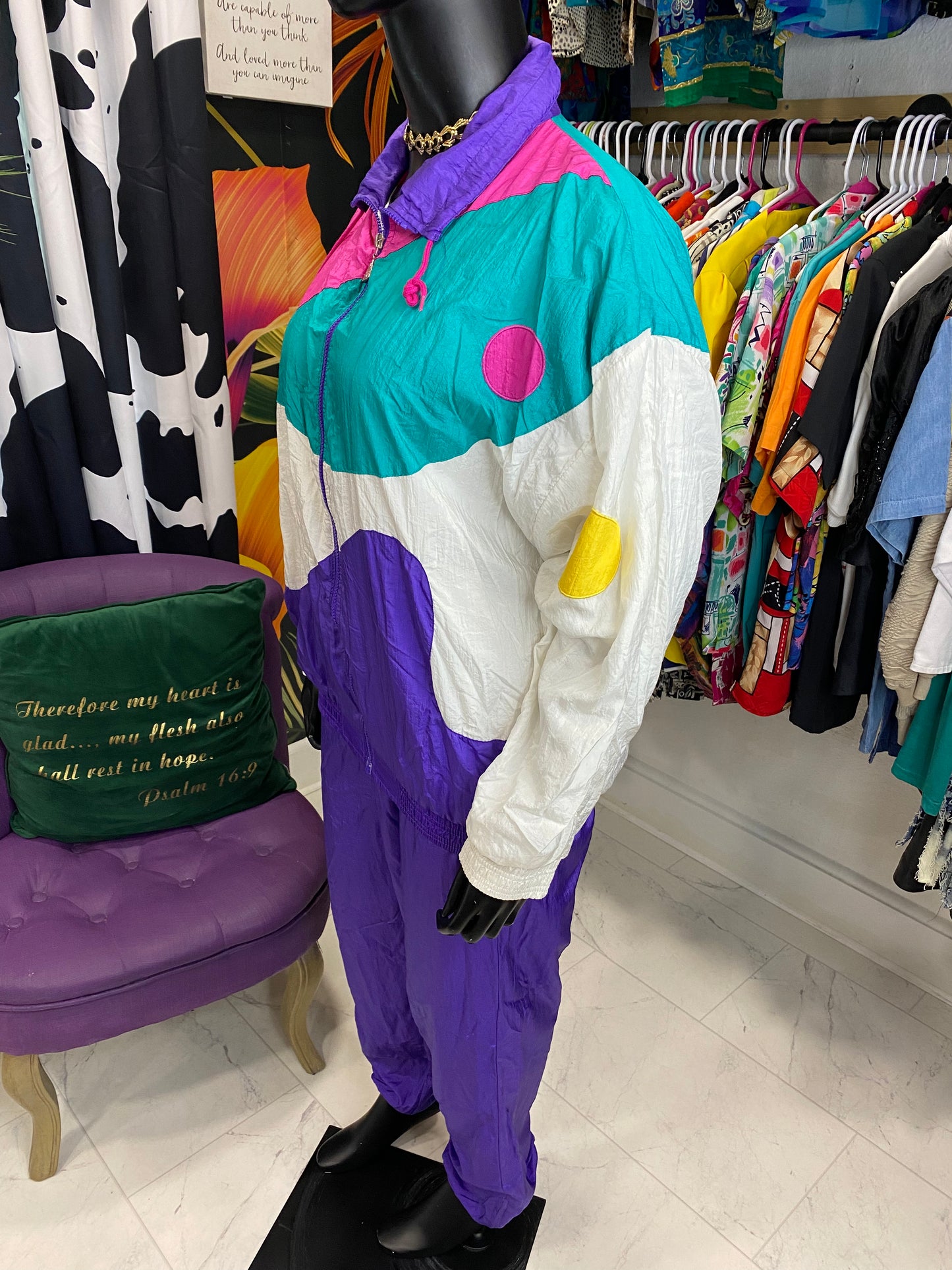 Vintage Casual Isle Windbreaker Set