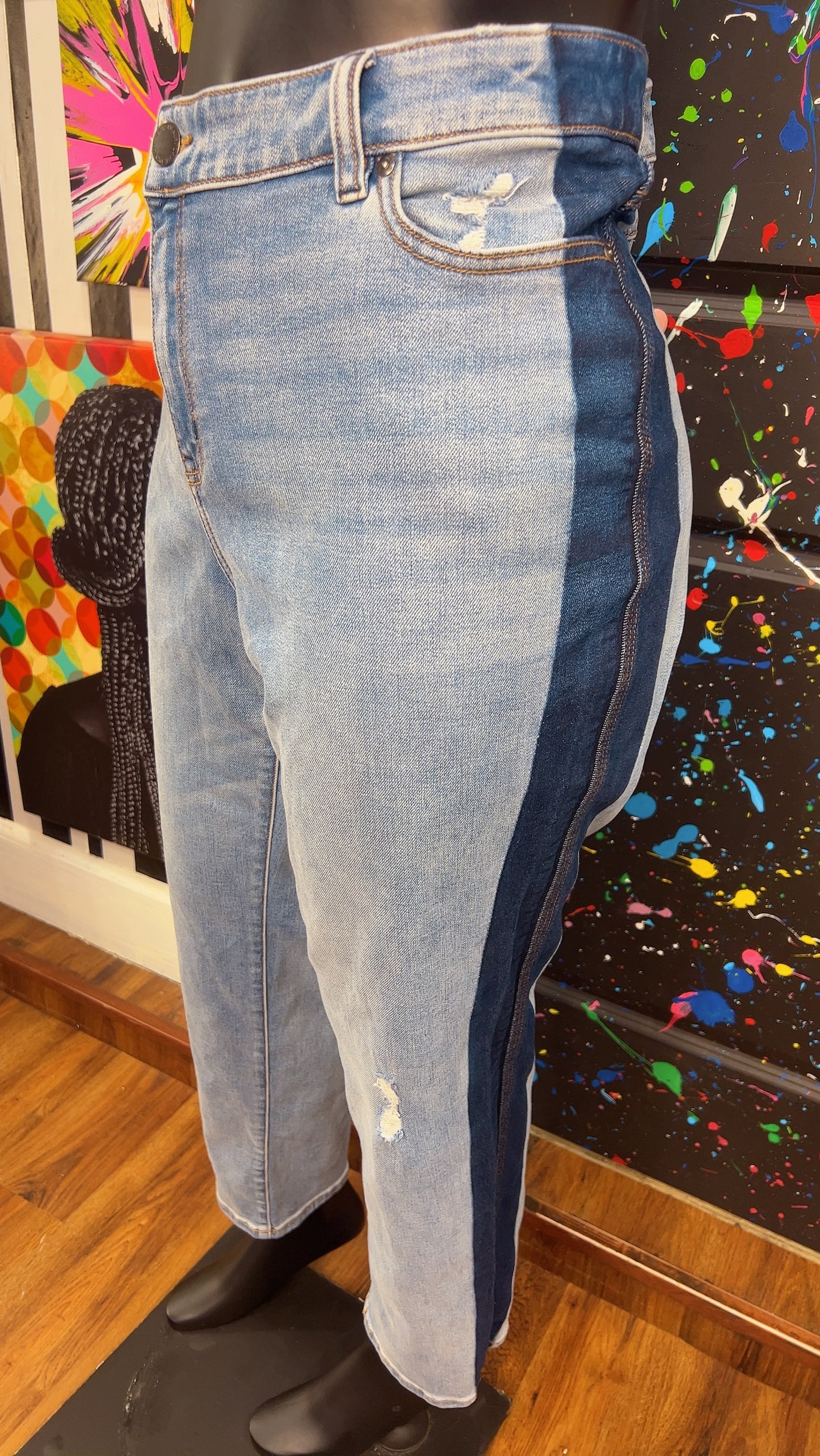 Lane Bryant Two Tone Jeans (24)