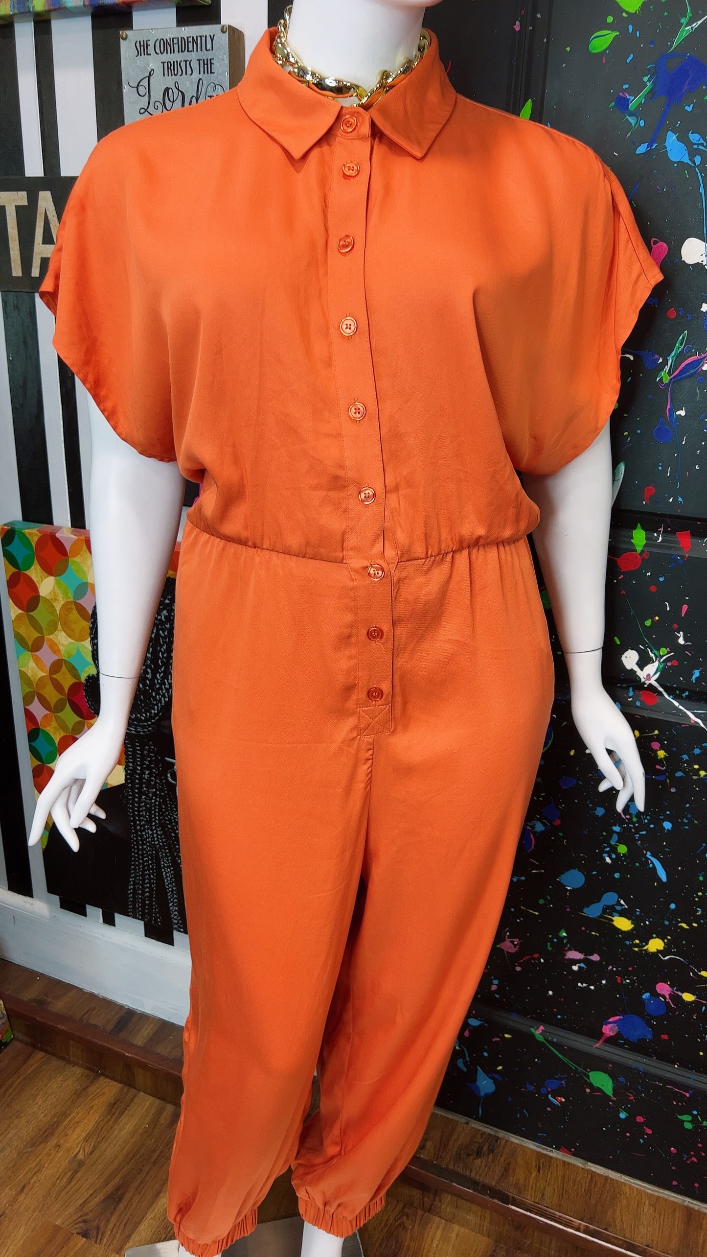 Eloquii Orange Jumpsuit (24)