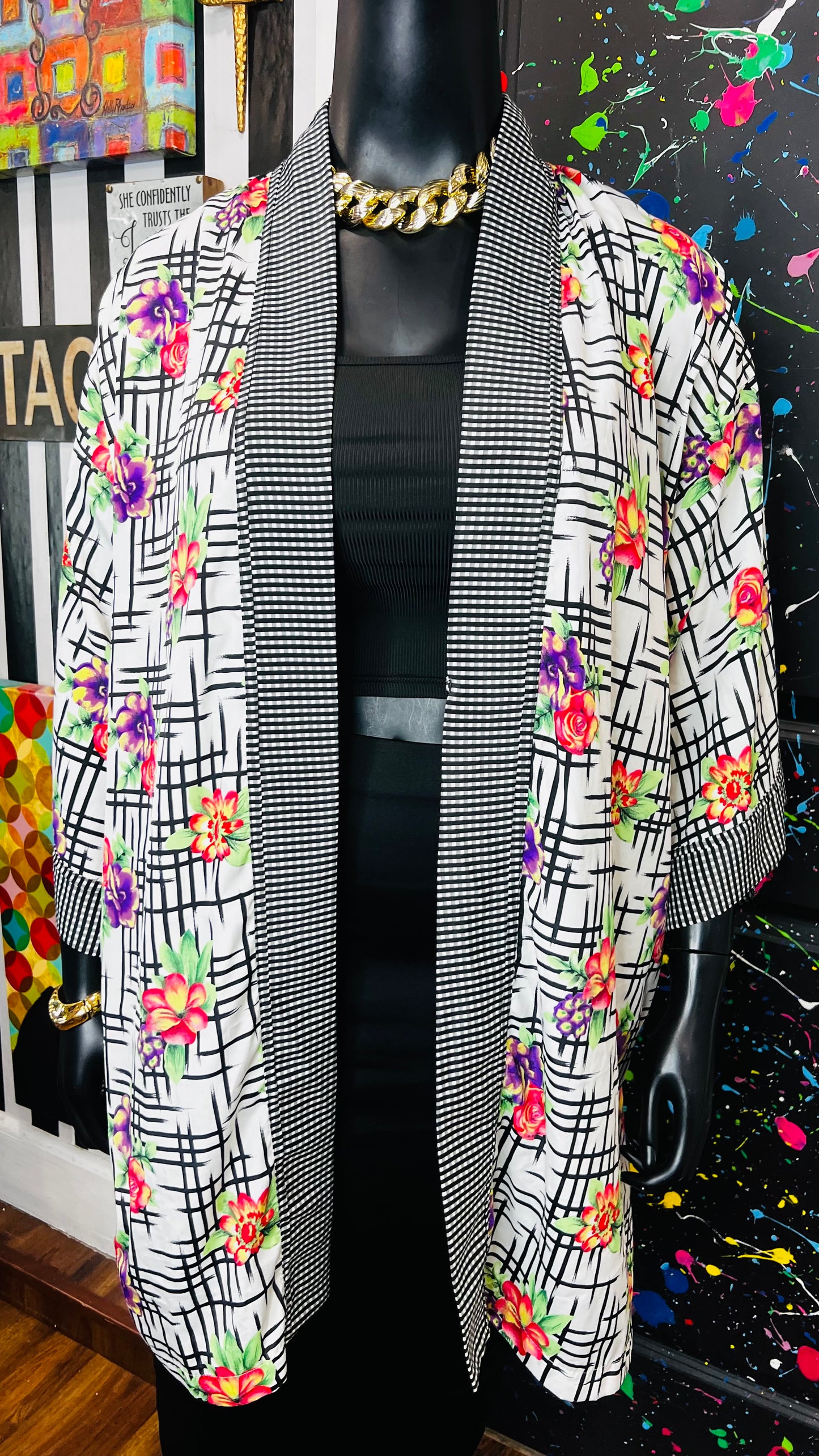 Vintage Victoria Secret Floral Duster (OS)