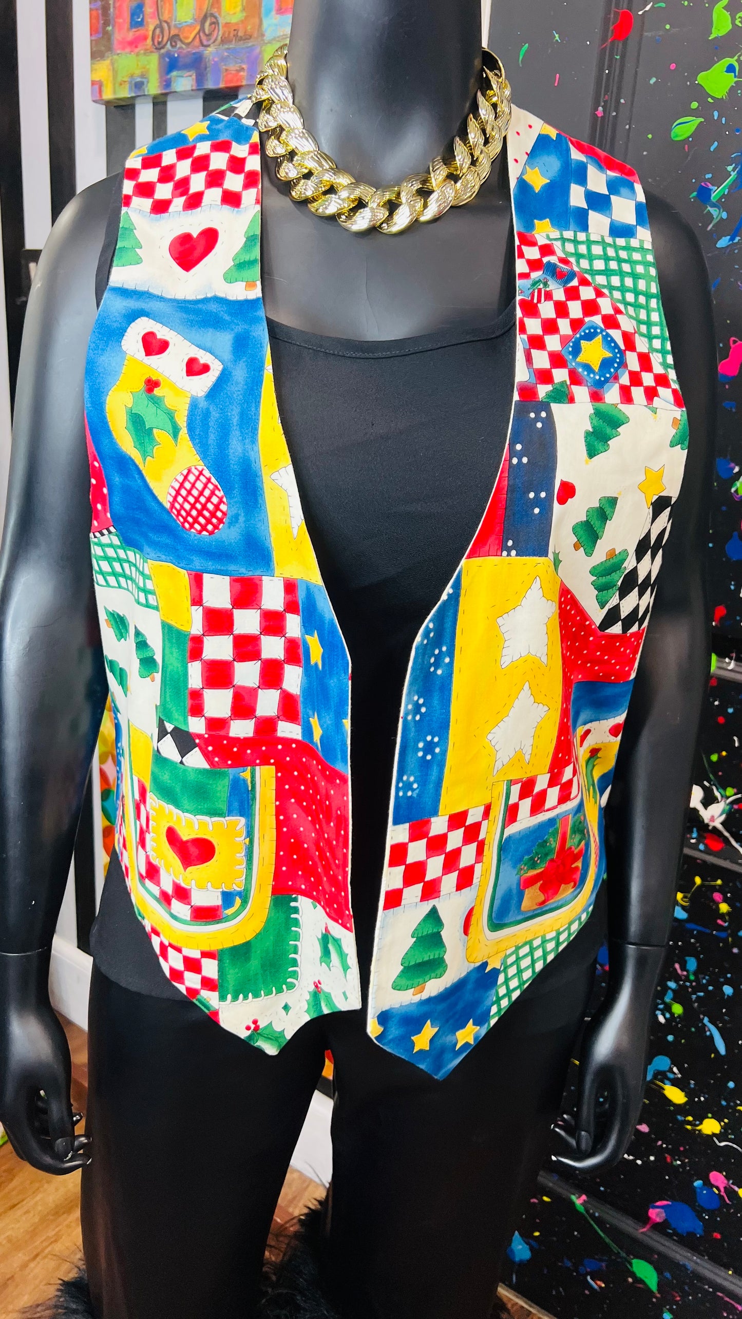Vintage Festive Vest (16)