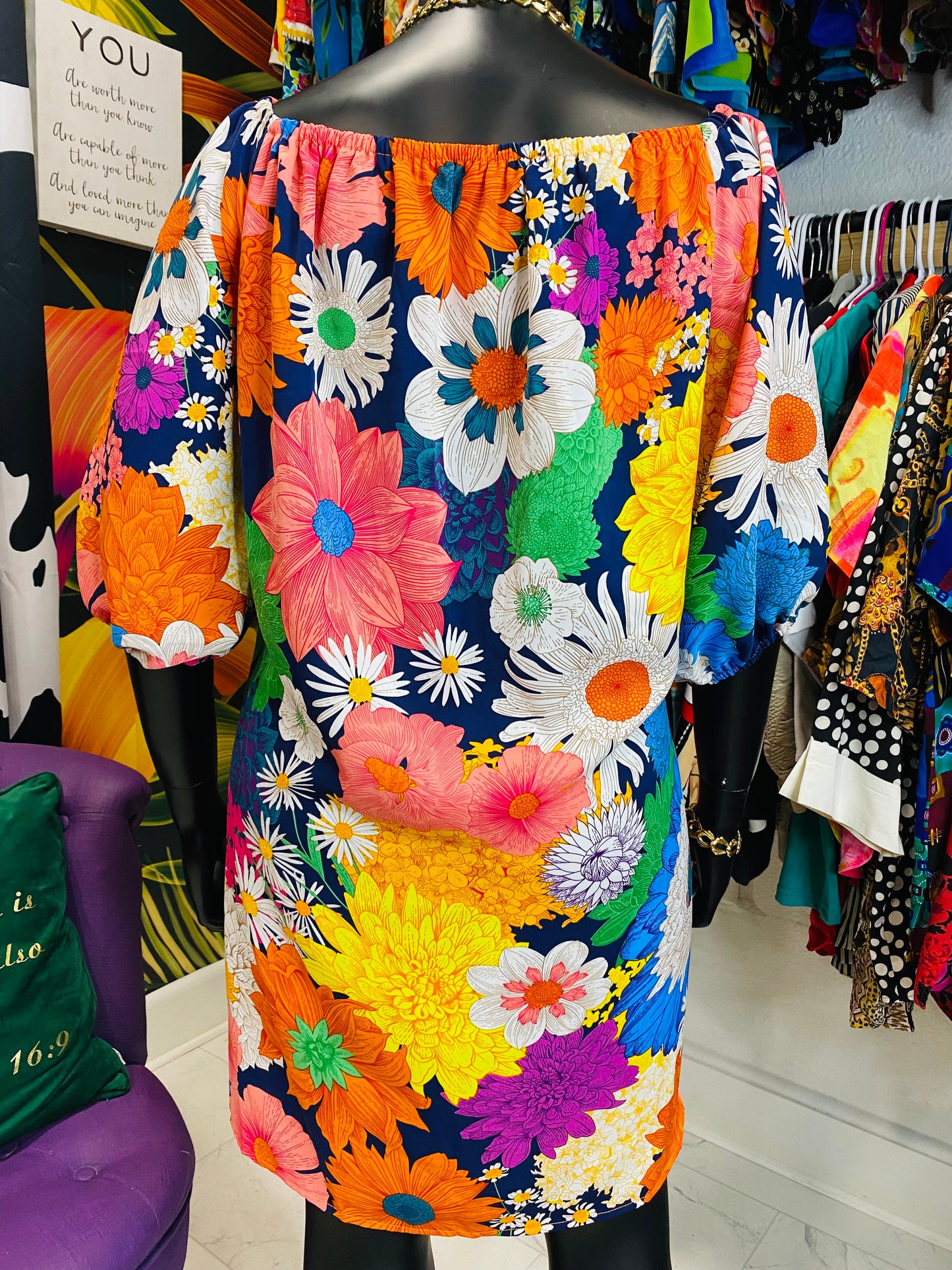 Modern Floral Dress