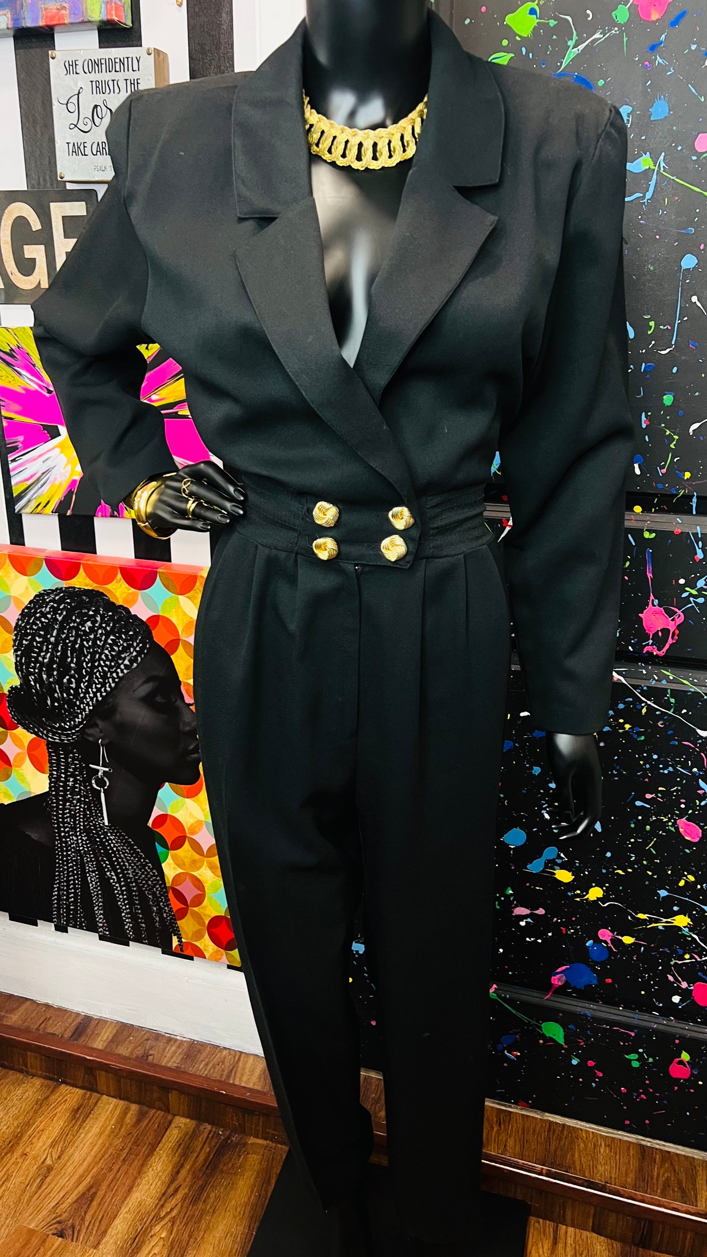 Vintage Black Jumpsuit (12)