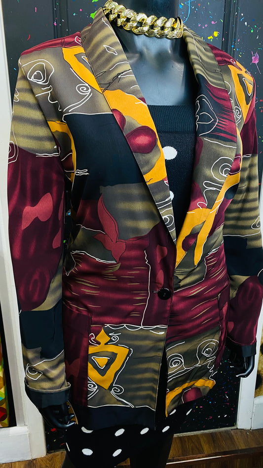 Vintage Abstract Blazer (16)