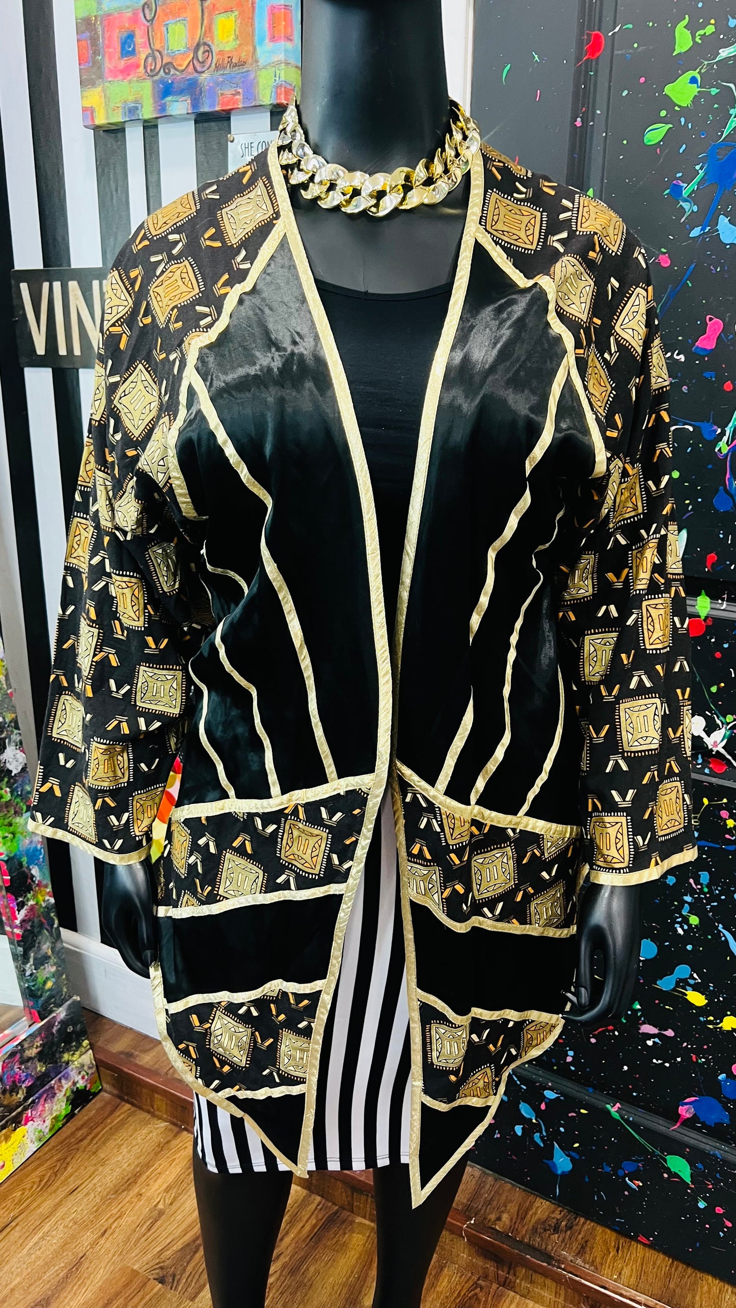 Vintage Abstract Duster (16)