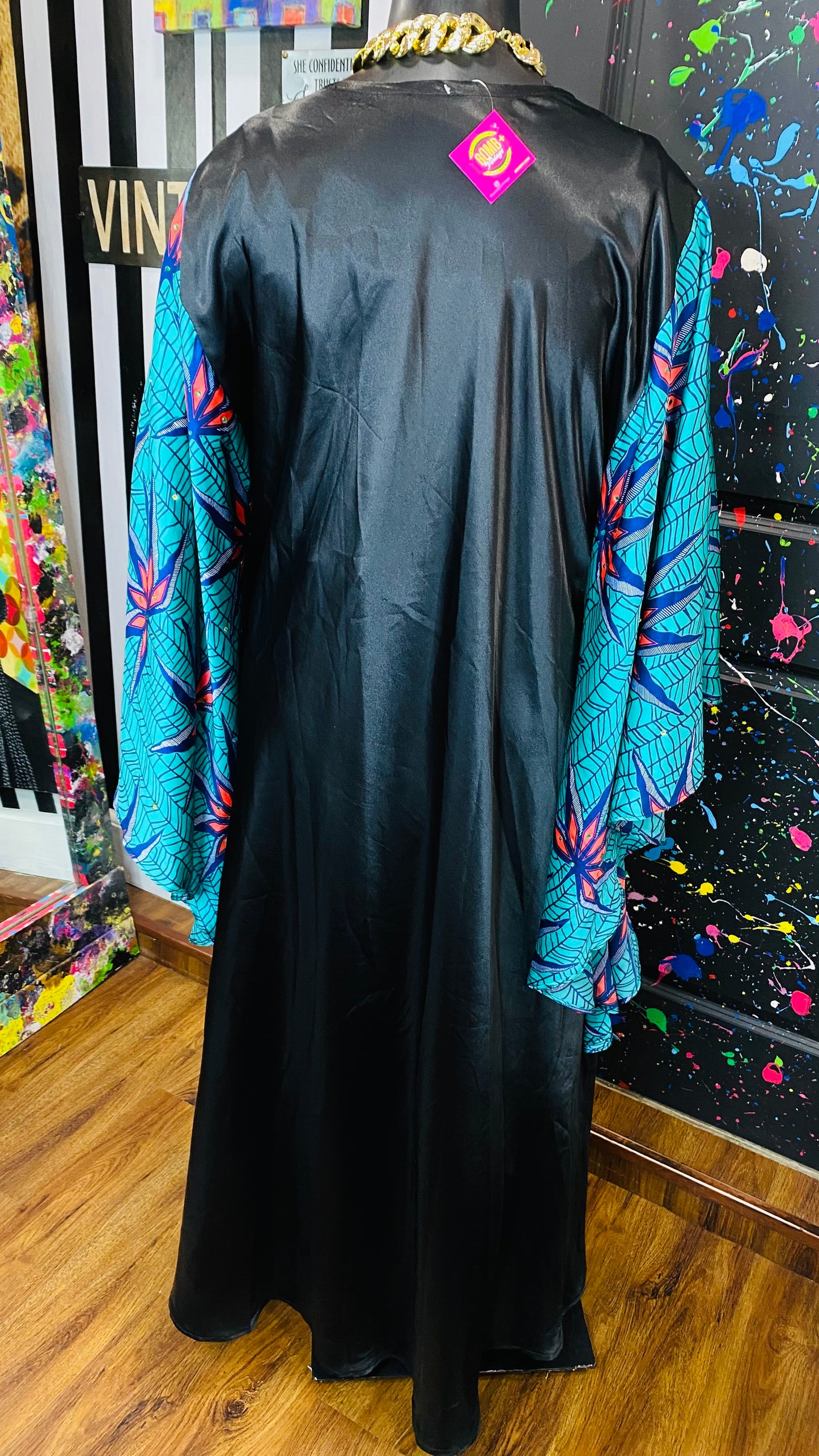 Vintage Kaftan Dress (OS)