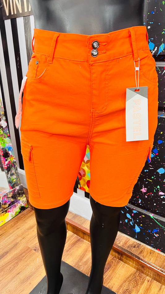 Orange New w/ Tags Cargo Shorts (16)