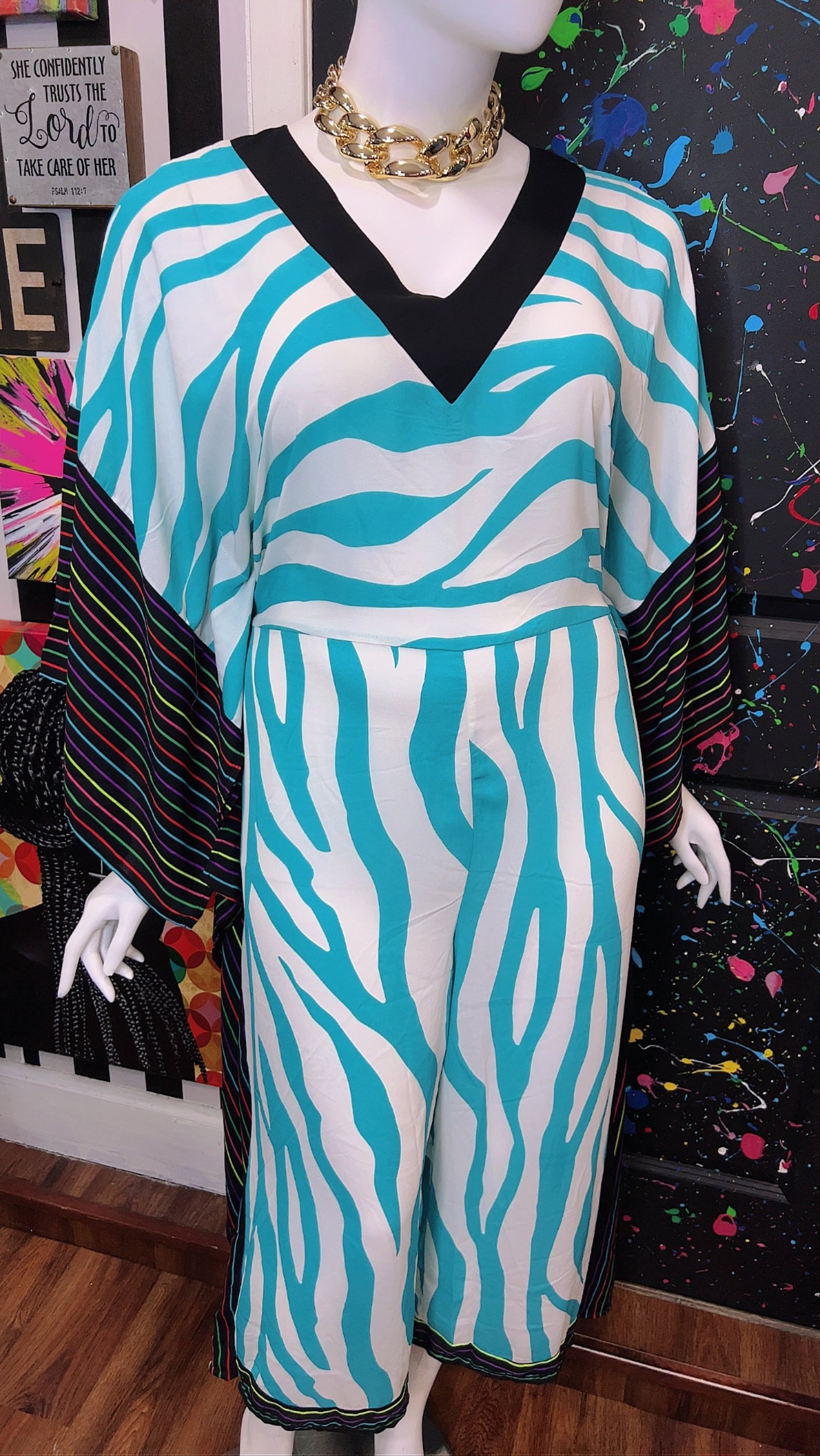 Ashley Stewart Striped Jumpsuit (18/20)