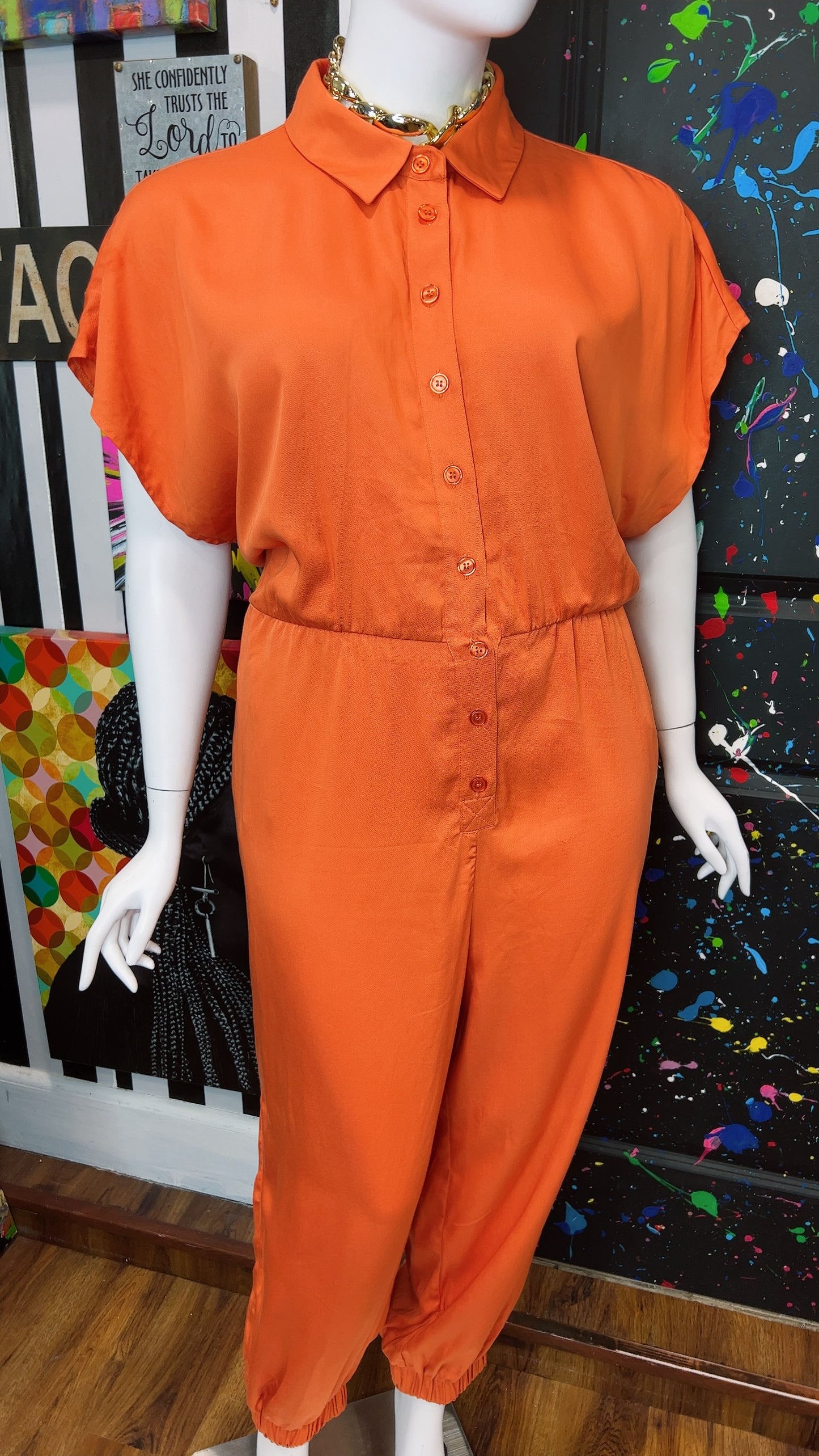 Eloquii Orange Jumpsuit (24)
