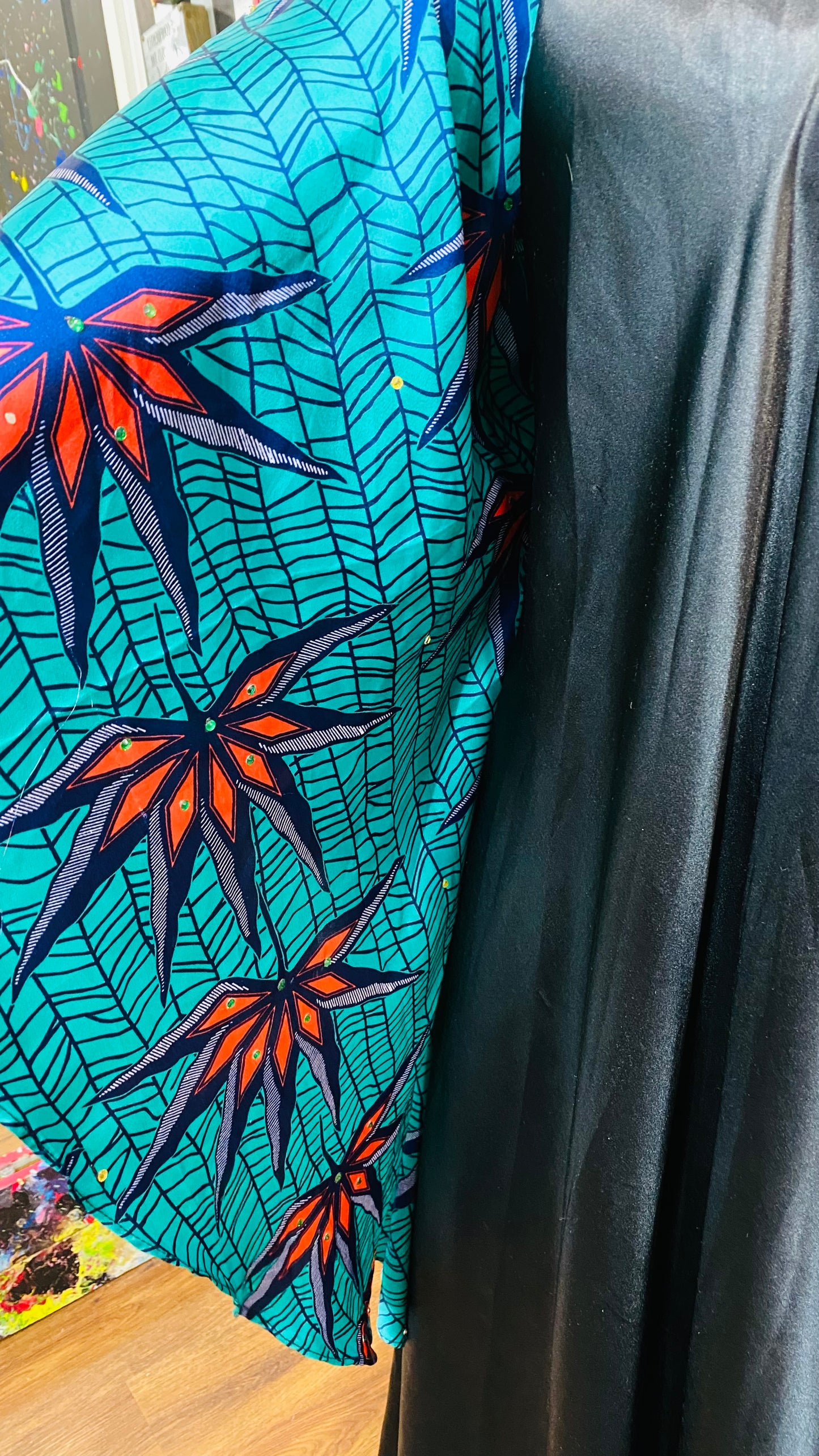Vintage Kaftan Dress (OS)