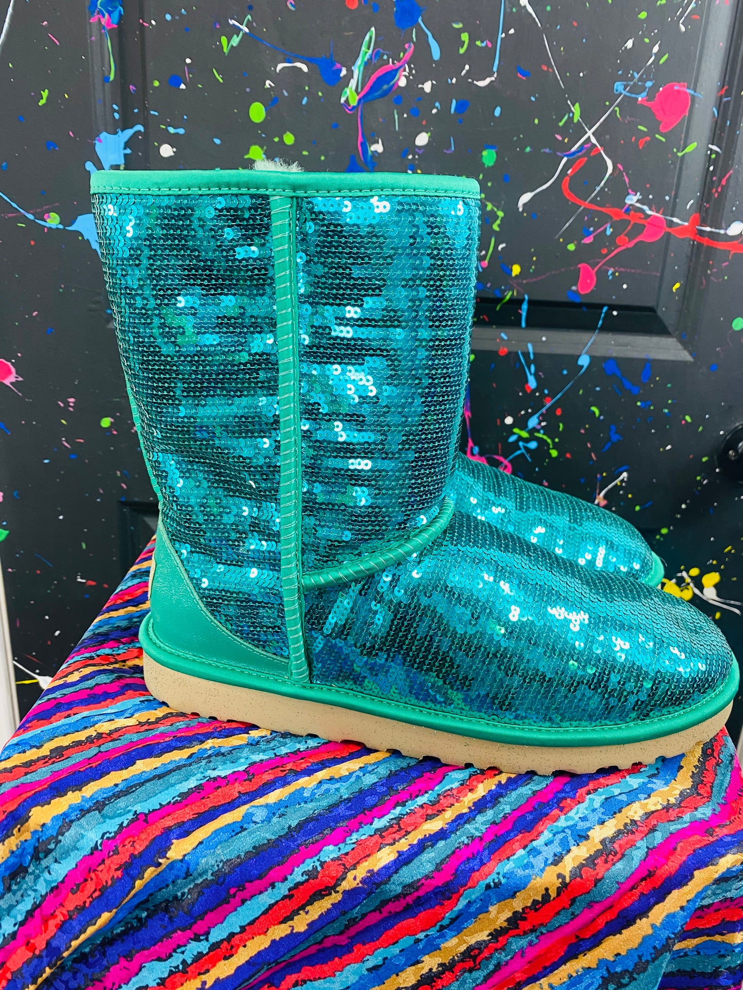 Embellished Uggs- Teal