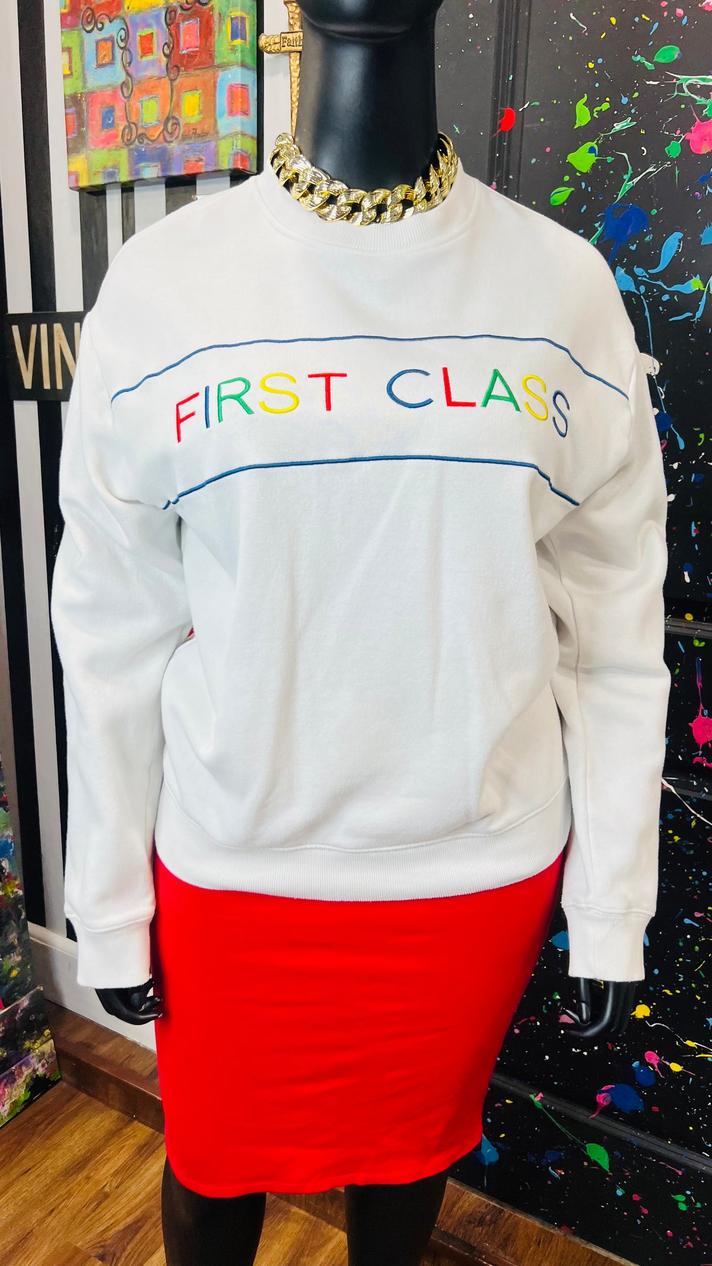 Color Block First Class Sweat Shirt (18)