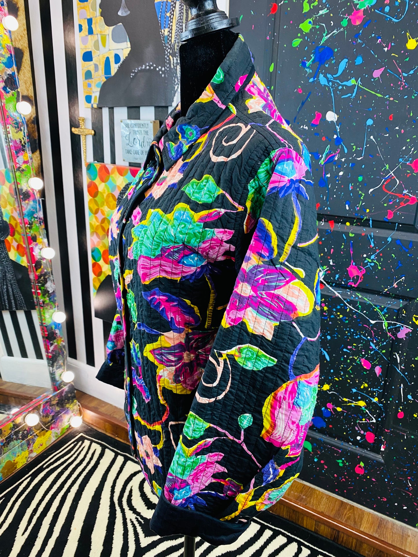 Vintage New Directions Quilted Blazer