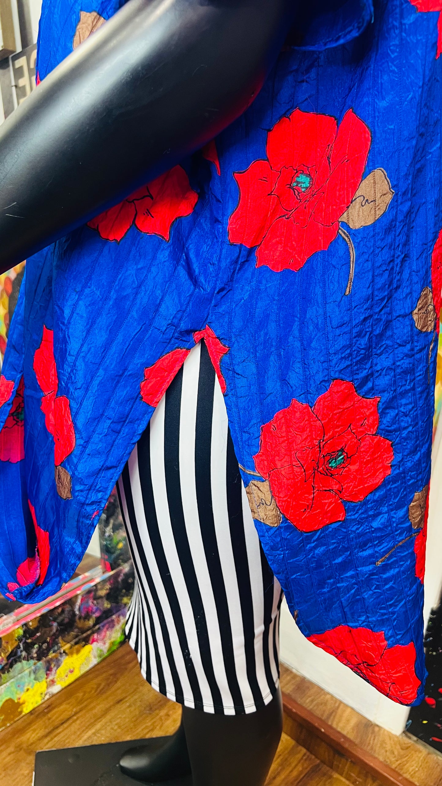 Vintage Floral Unique Blouse (OS)