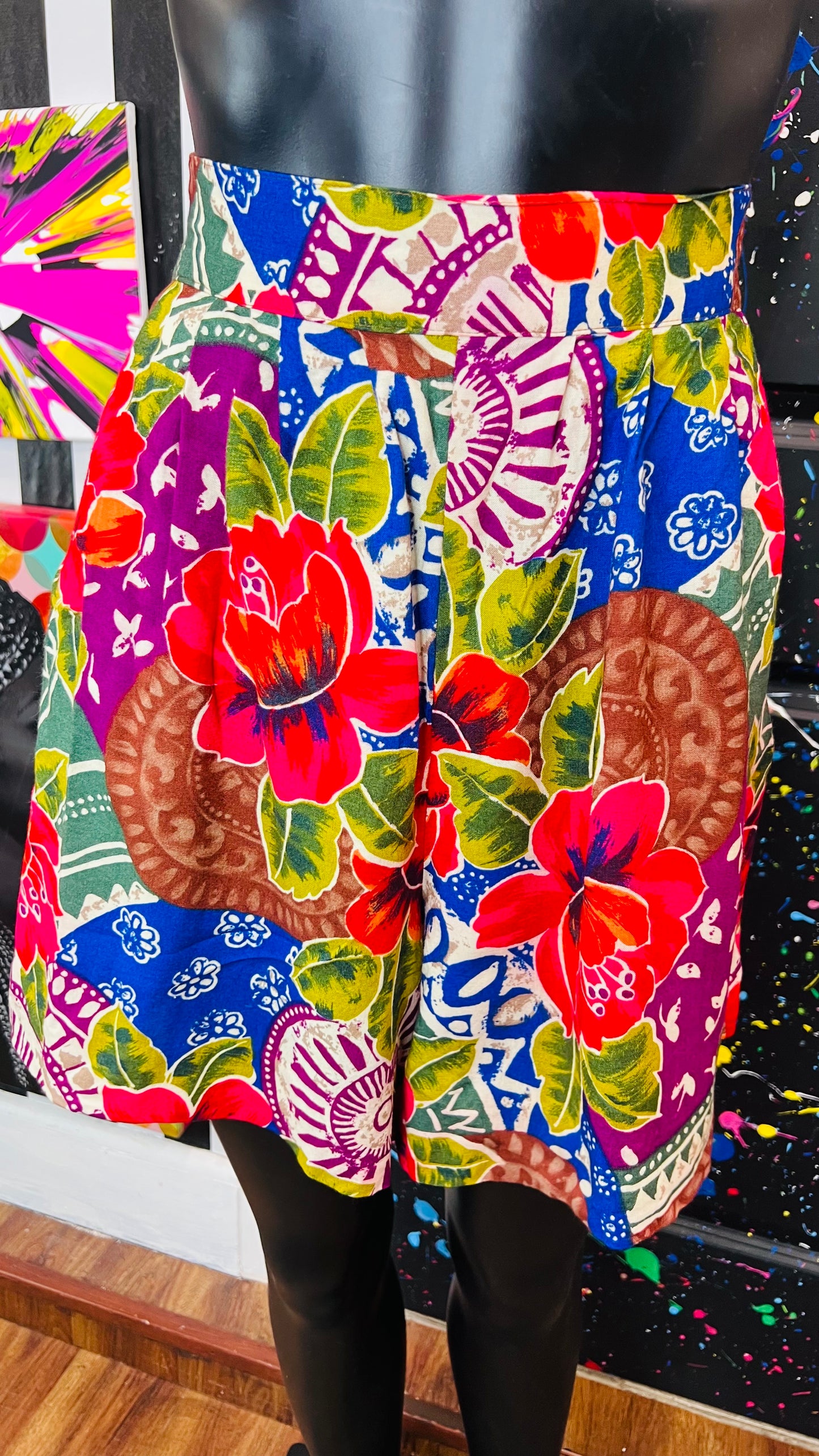 Vintage Rayon Shorts (12)