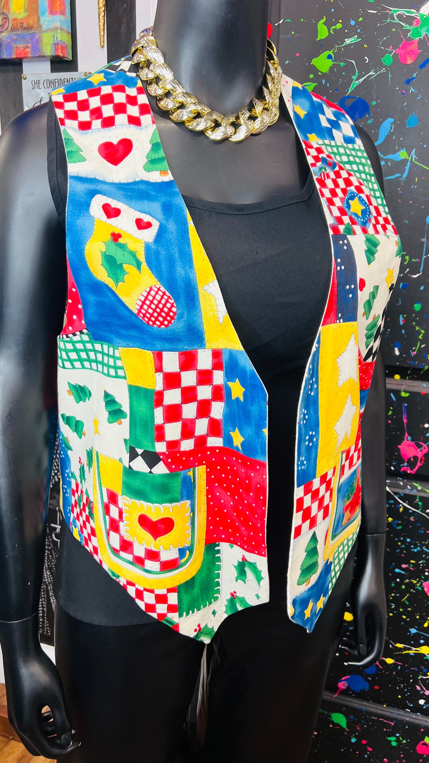 Vintage Festive Vest (16)