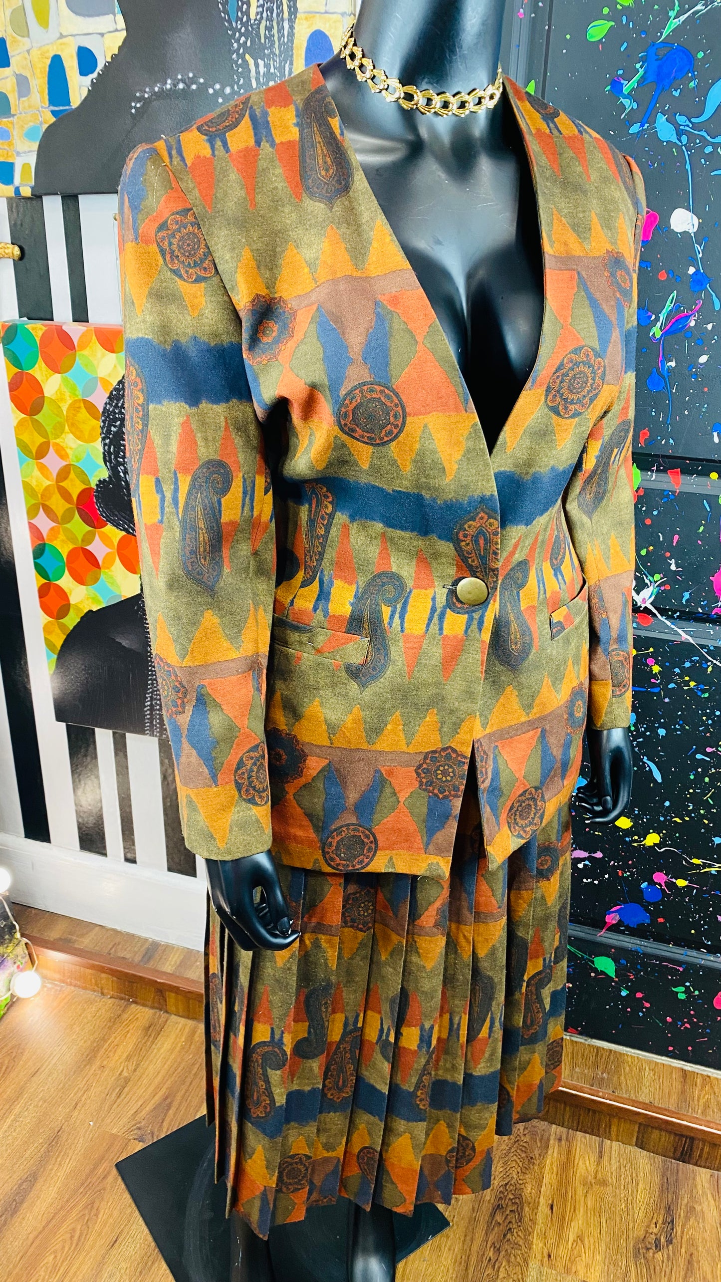 Sunny Lady 2 piece Skirt Set