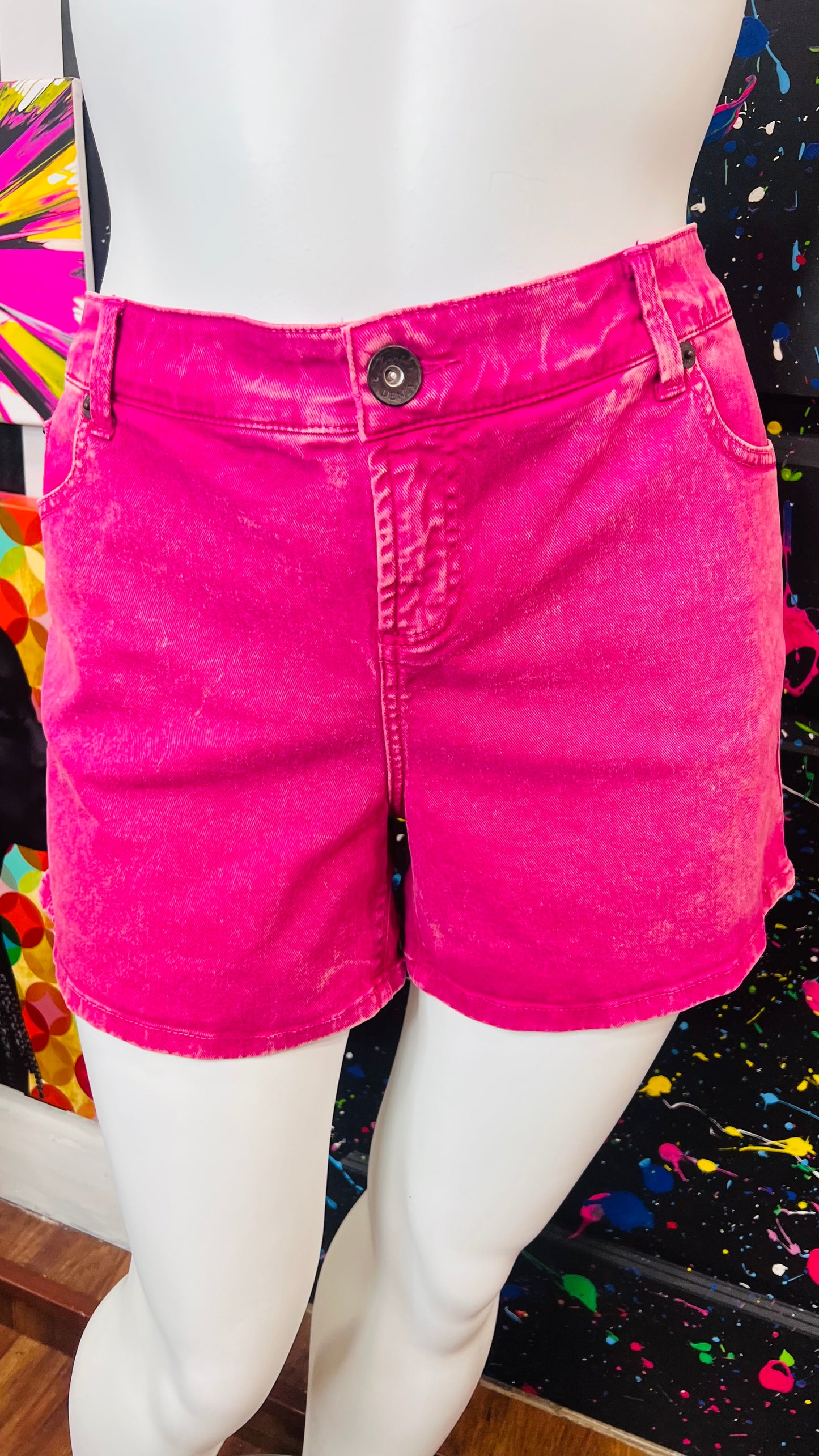 Torrid Pink Denim Shorts (20)