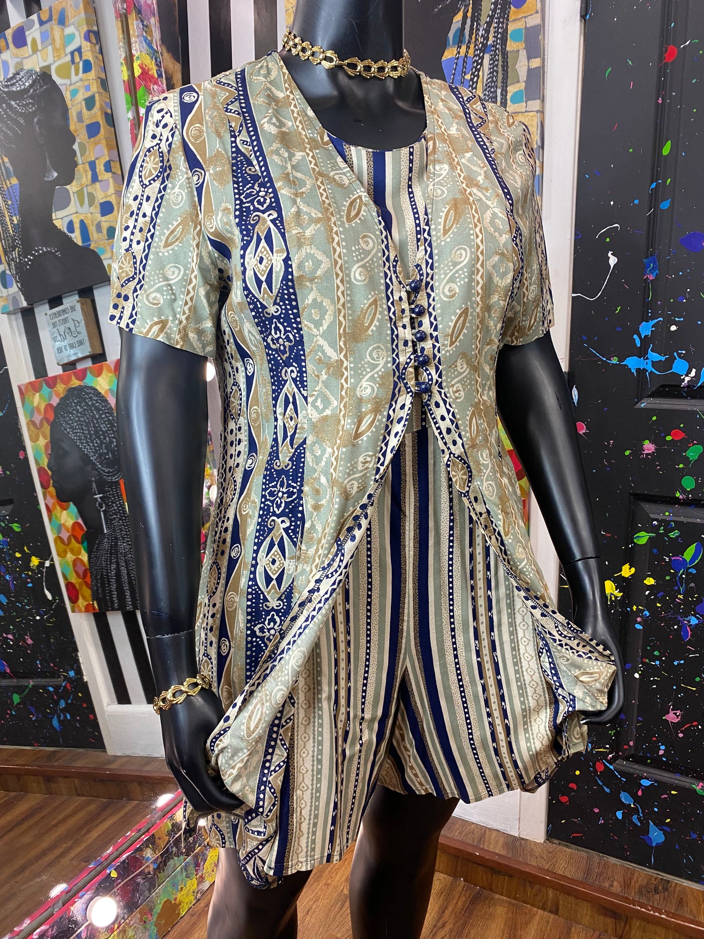 Vintage B.T.Express Shorts Romper