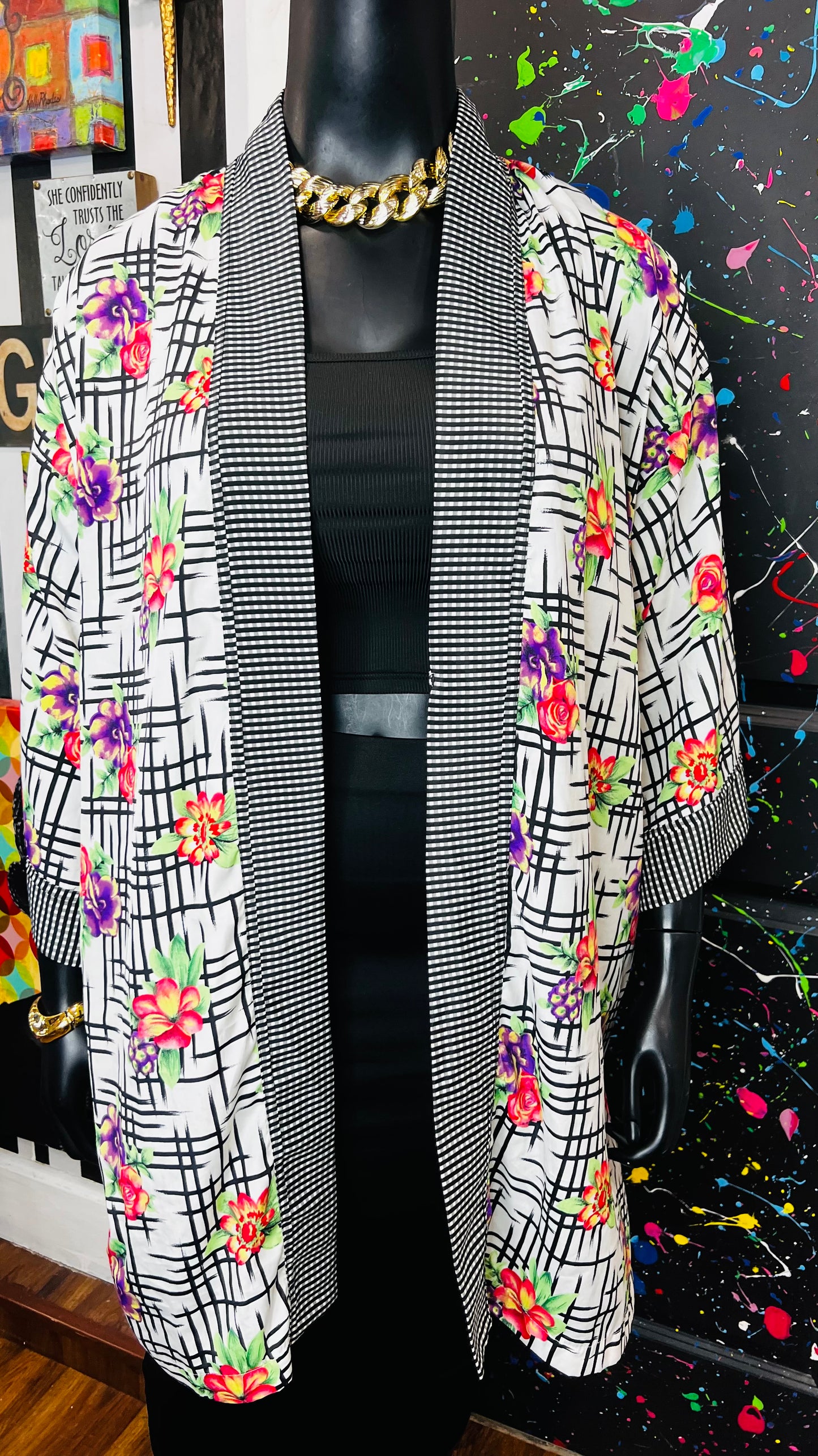 Vintage Victoria Secret Floral Duster (OS)