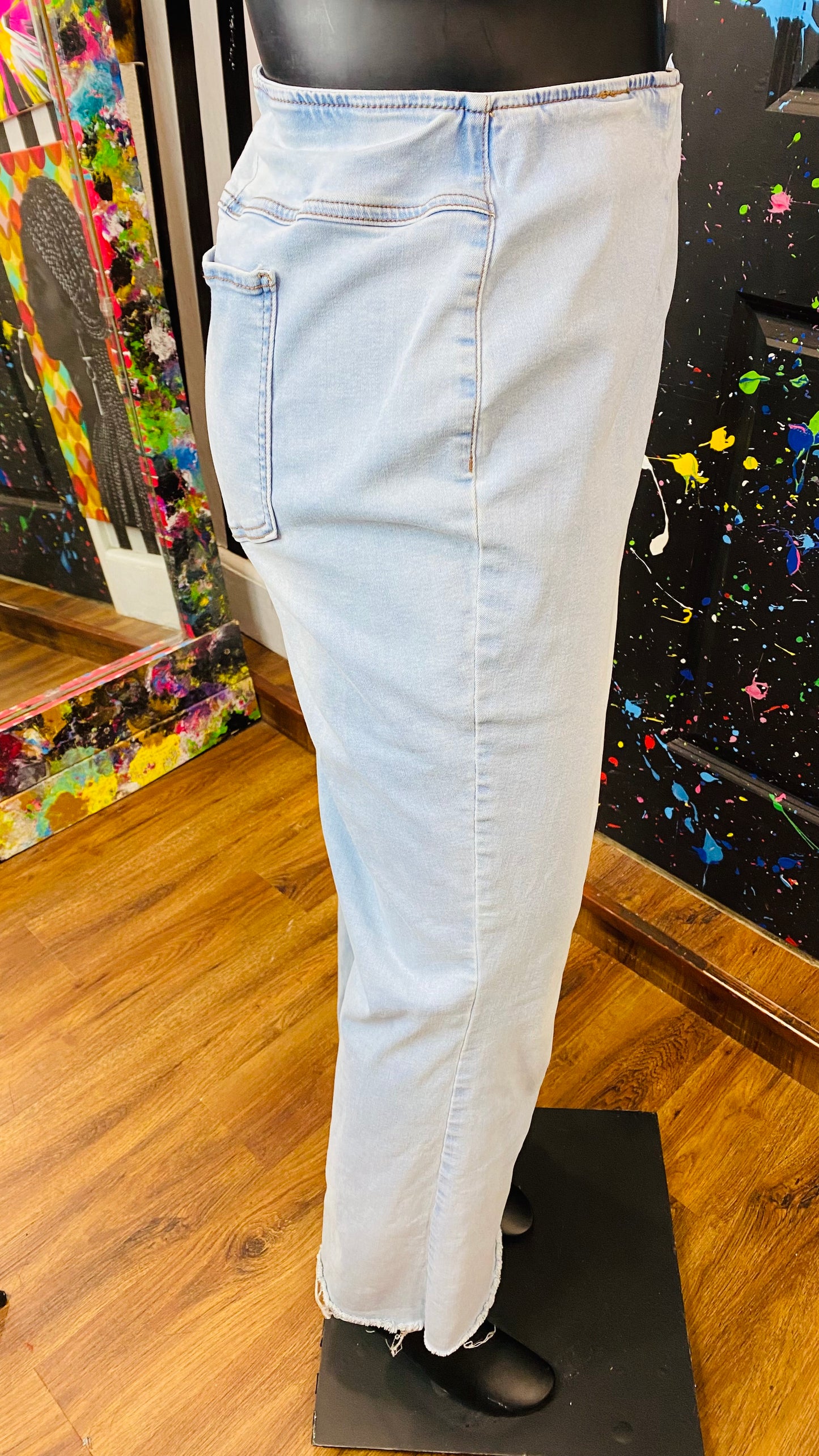Good Stretch Bell Bottom Jeans (22W)