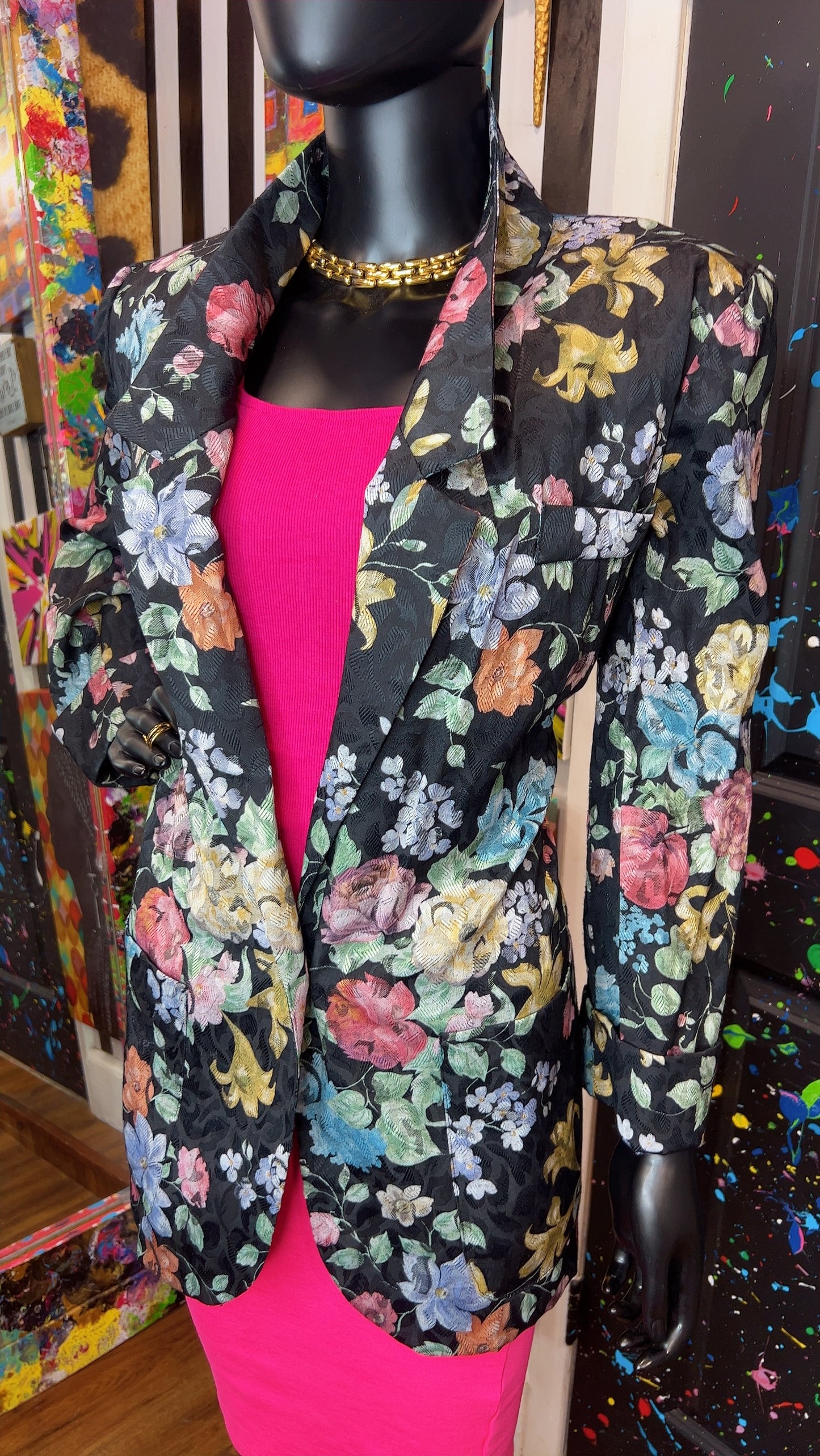 Vintage Floral Blazer (14)