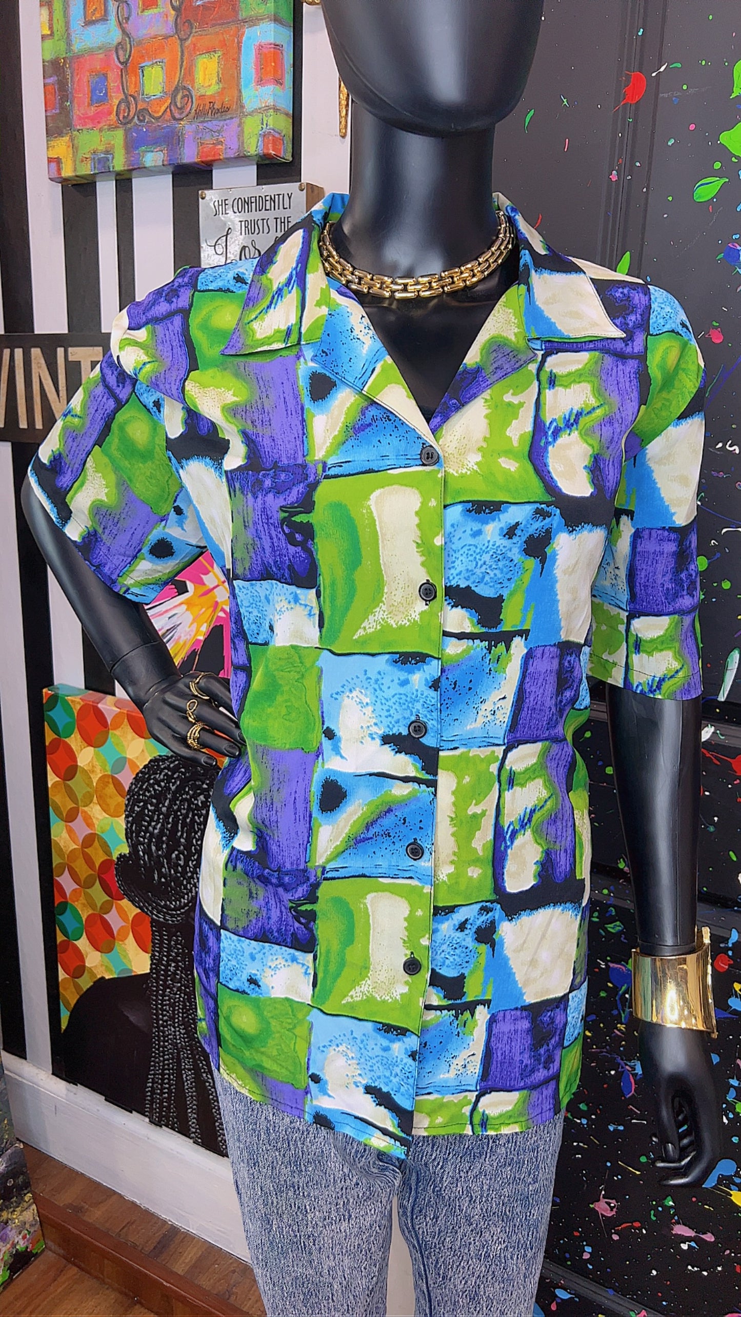 Vintage Block Blouse (18)