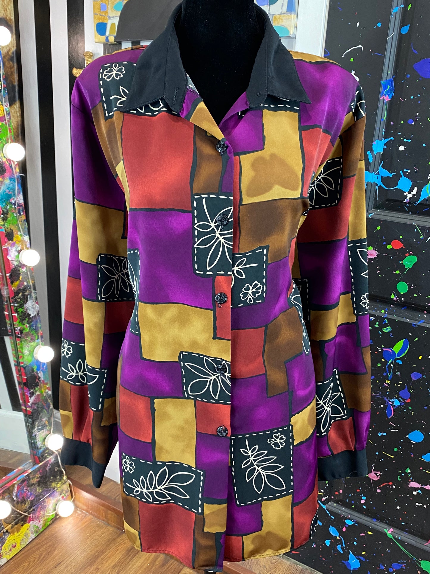 Vintage Caliche’ Long Sleeve Blouse