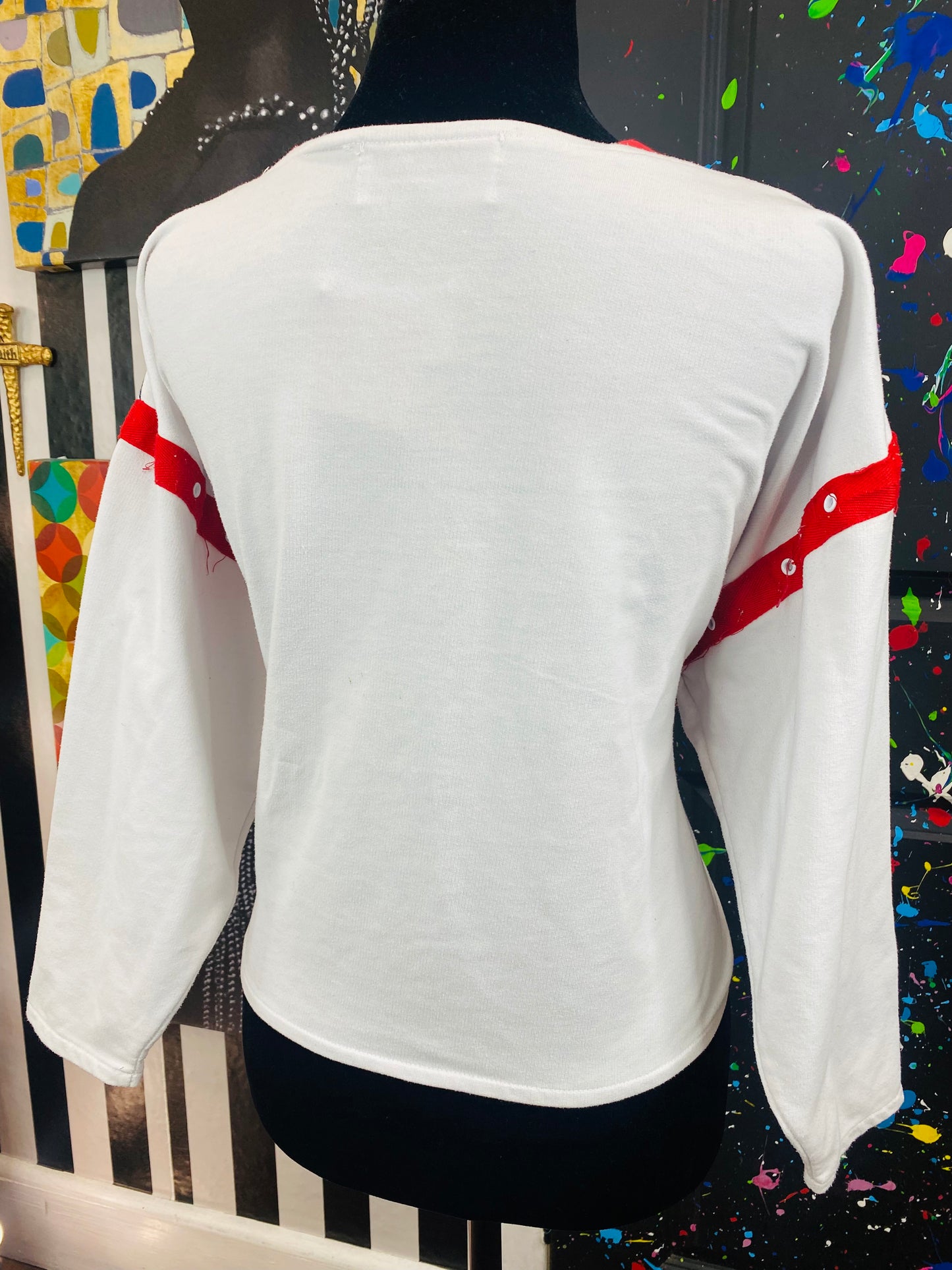 Vintage Long Sleeve Cropped Shirt