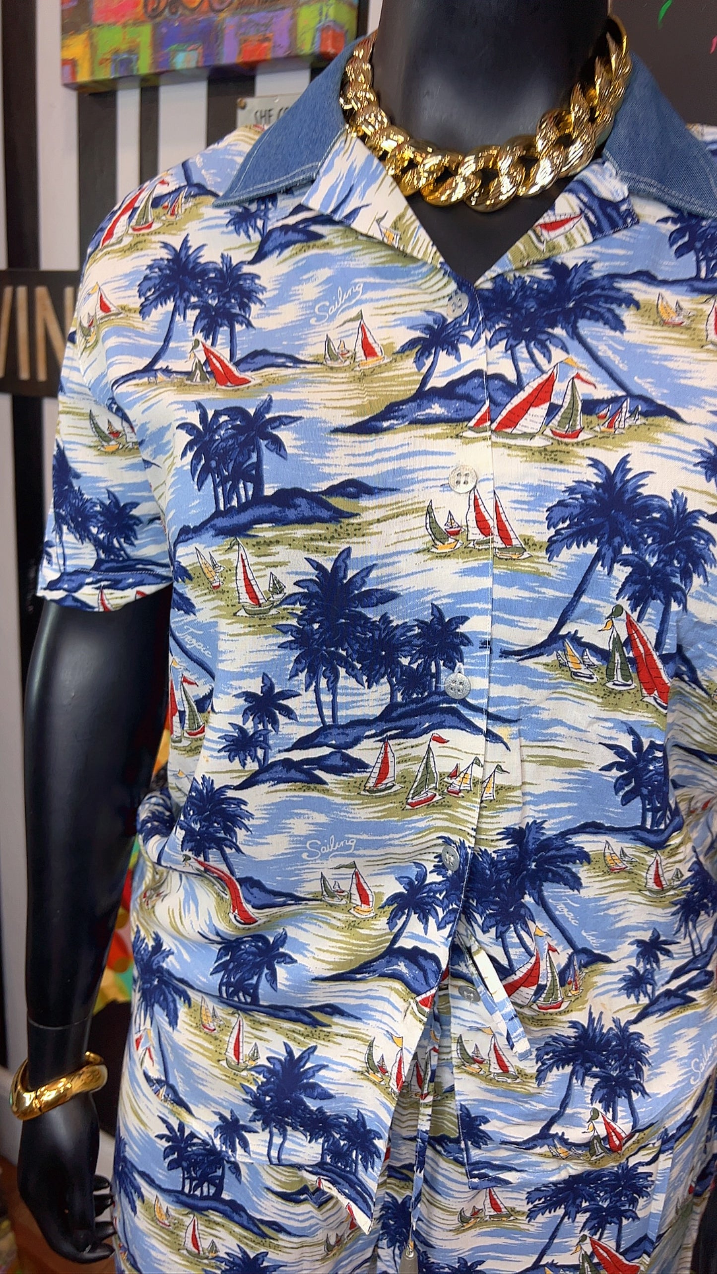 Vintage Tropical Shorts Set (16)