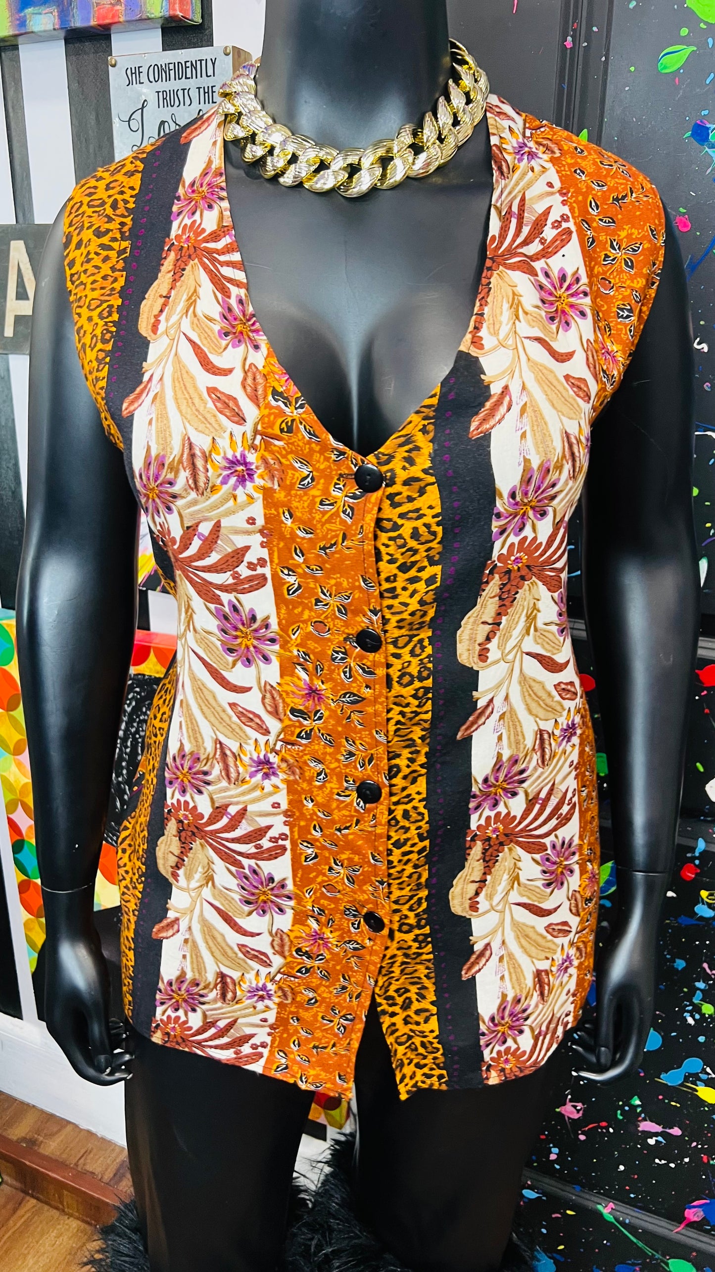 Vintage Sleeveless 90’s Blouse (24)