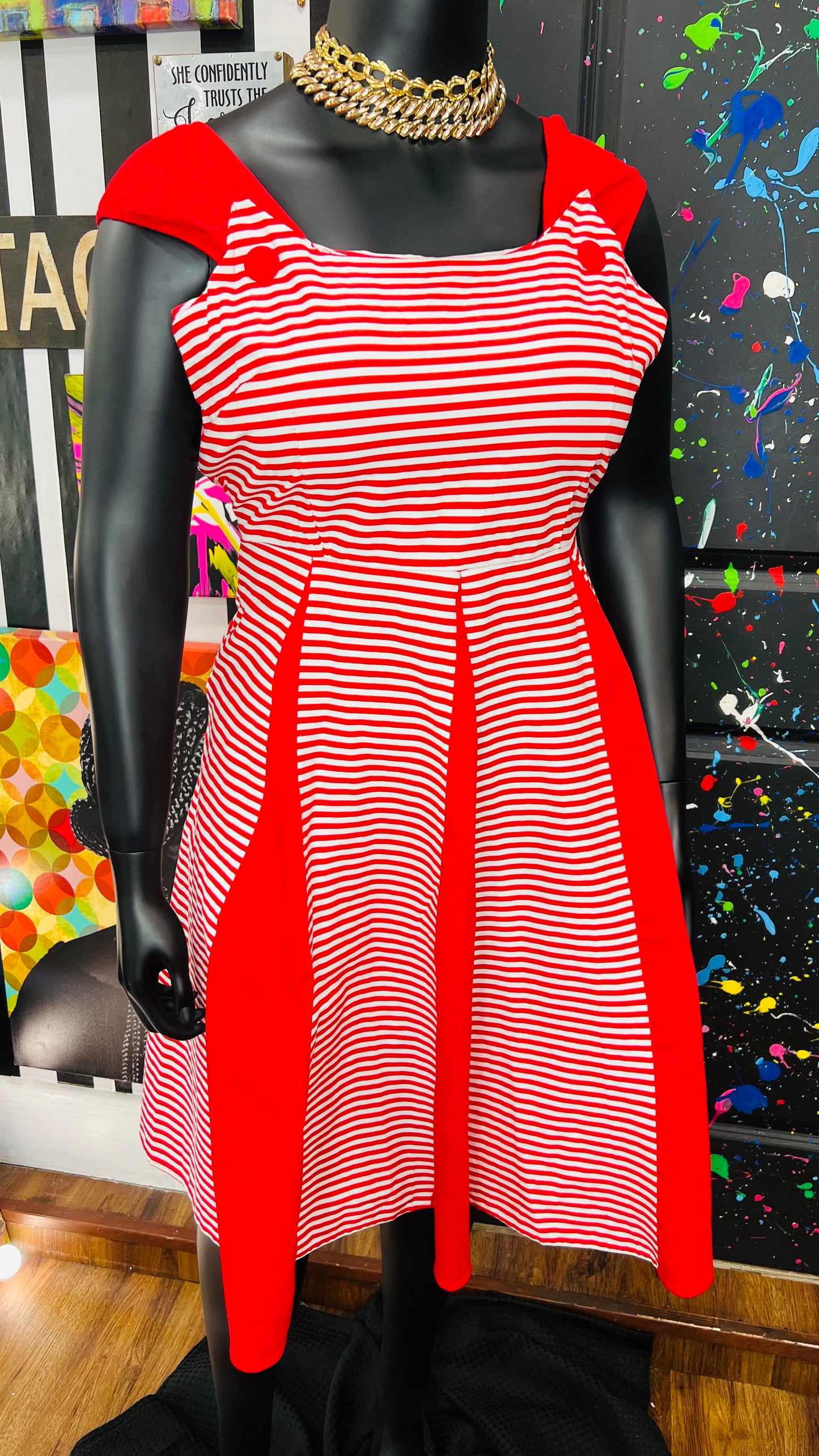 Modern 50’s Style Dress - New w/ tags (14)