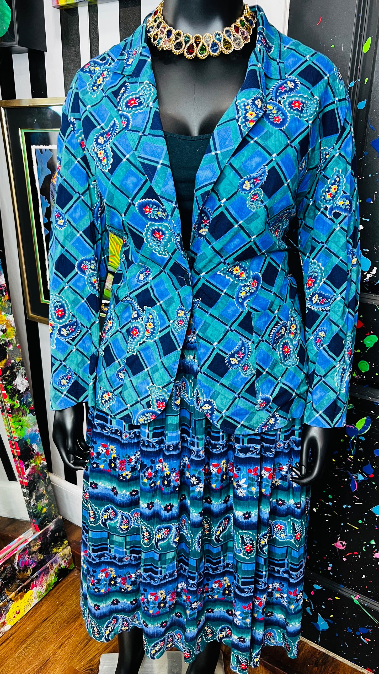 Vintage Blazer & Skirt Set (20)
