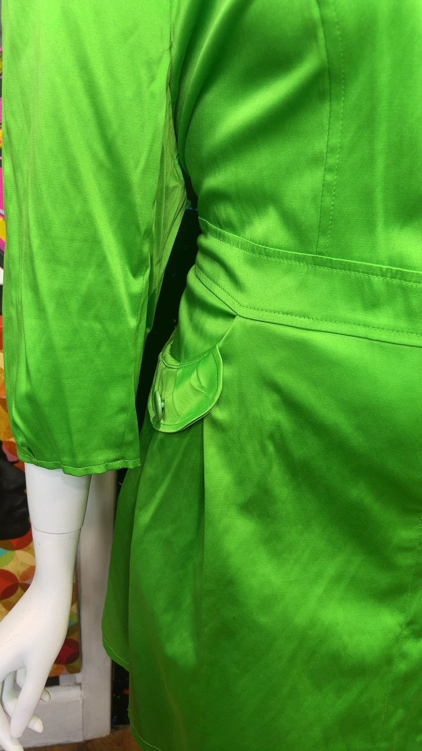 Vintage Vibrant Green Pants Set (24)