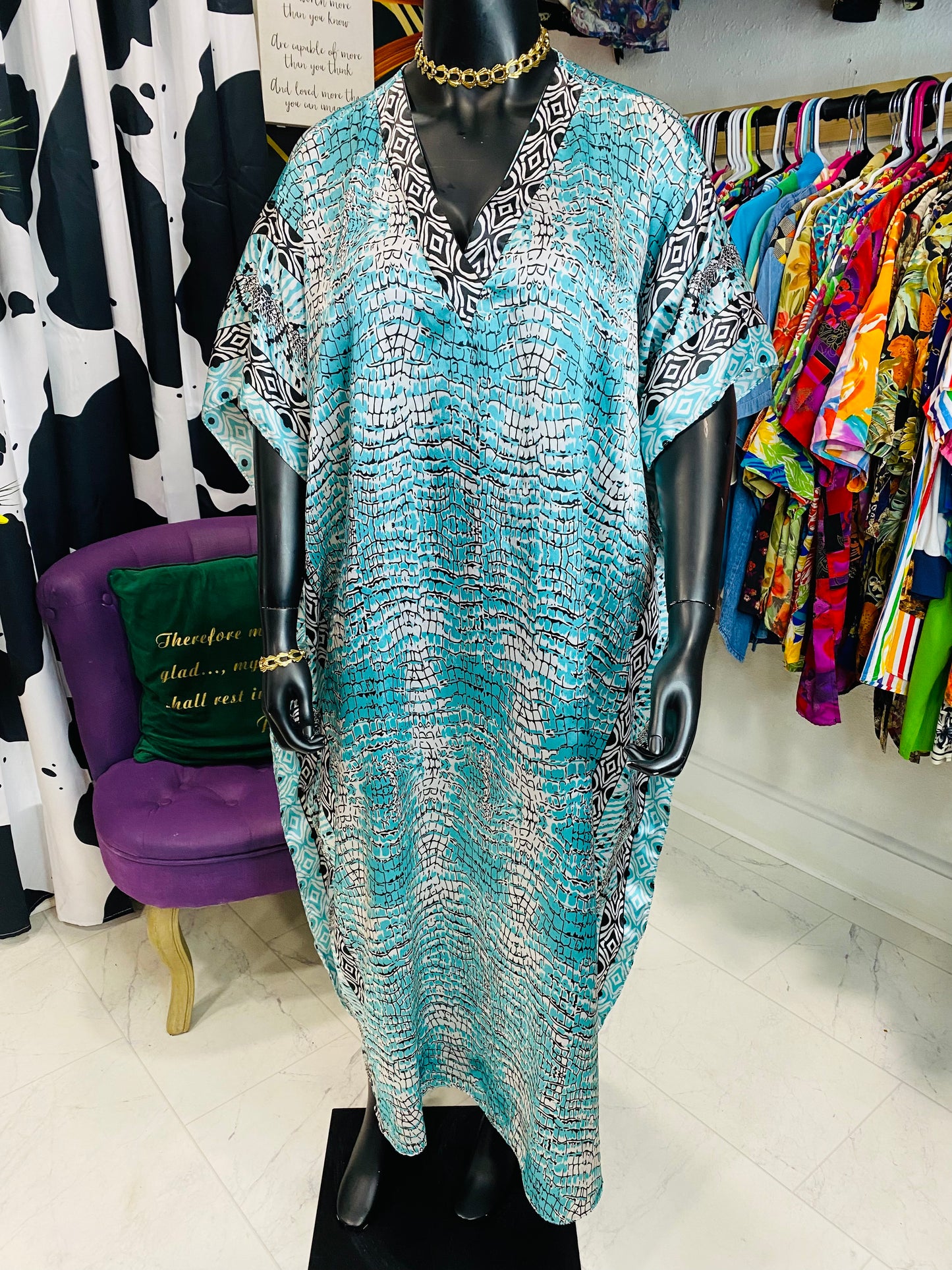Vintage Kaftan Dress