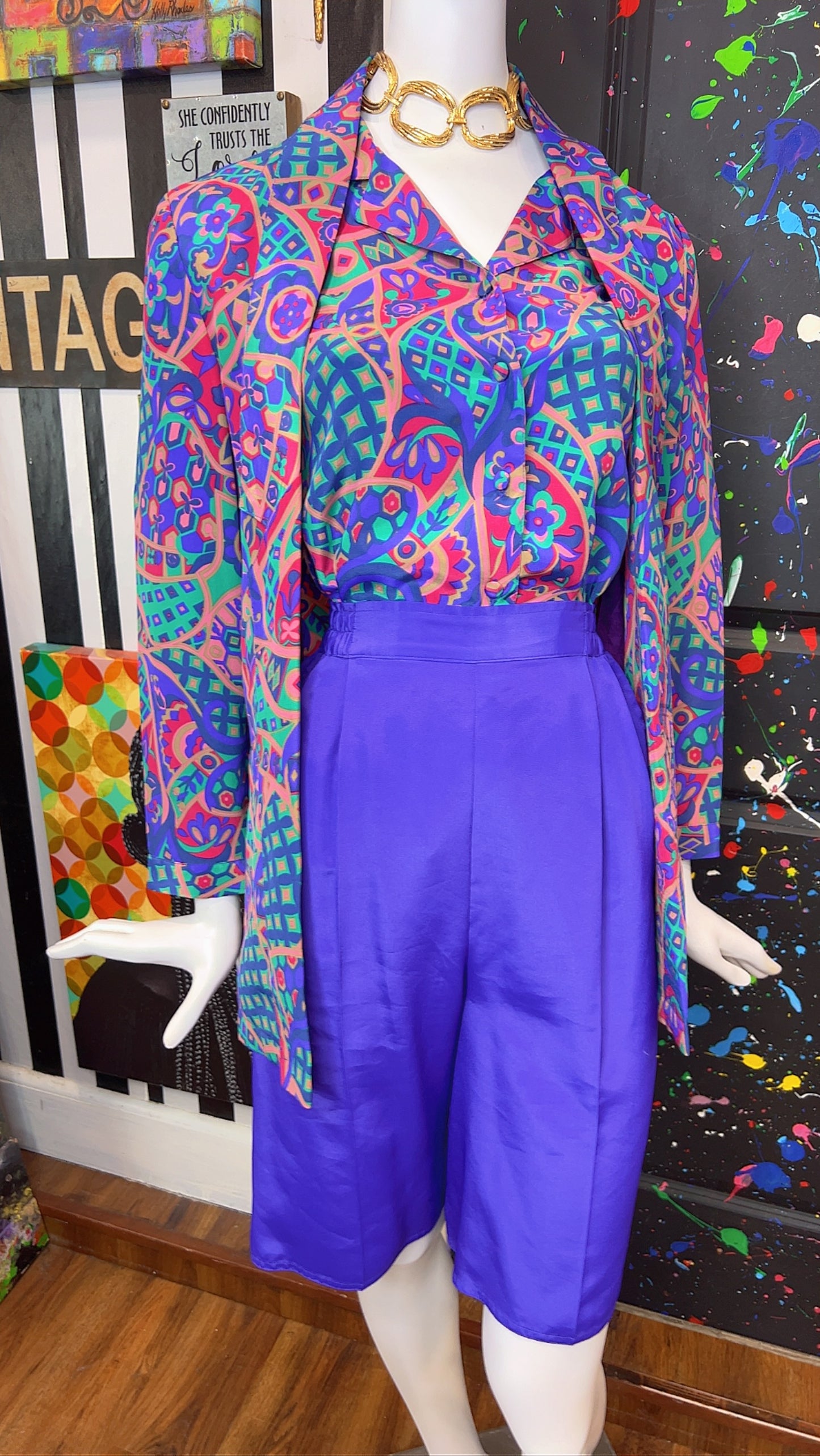 Vintage Three Piece Shorts Set (12)