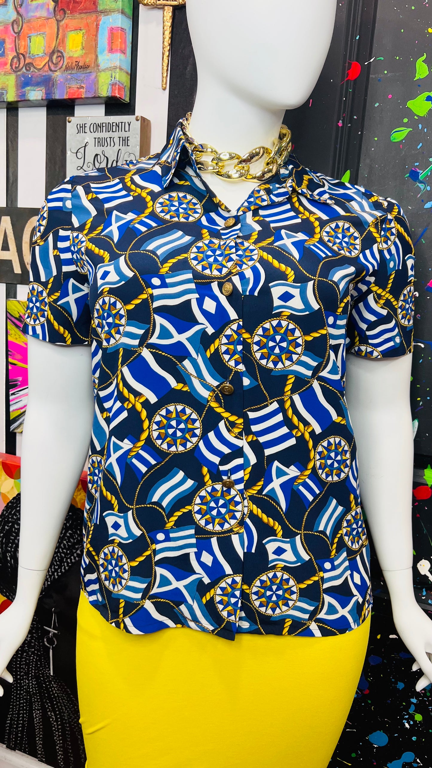 Vintage Nautical Blouse (14)