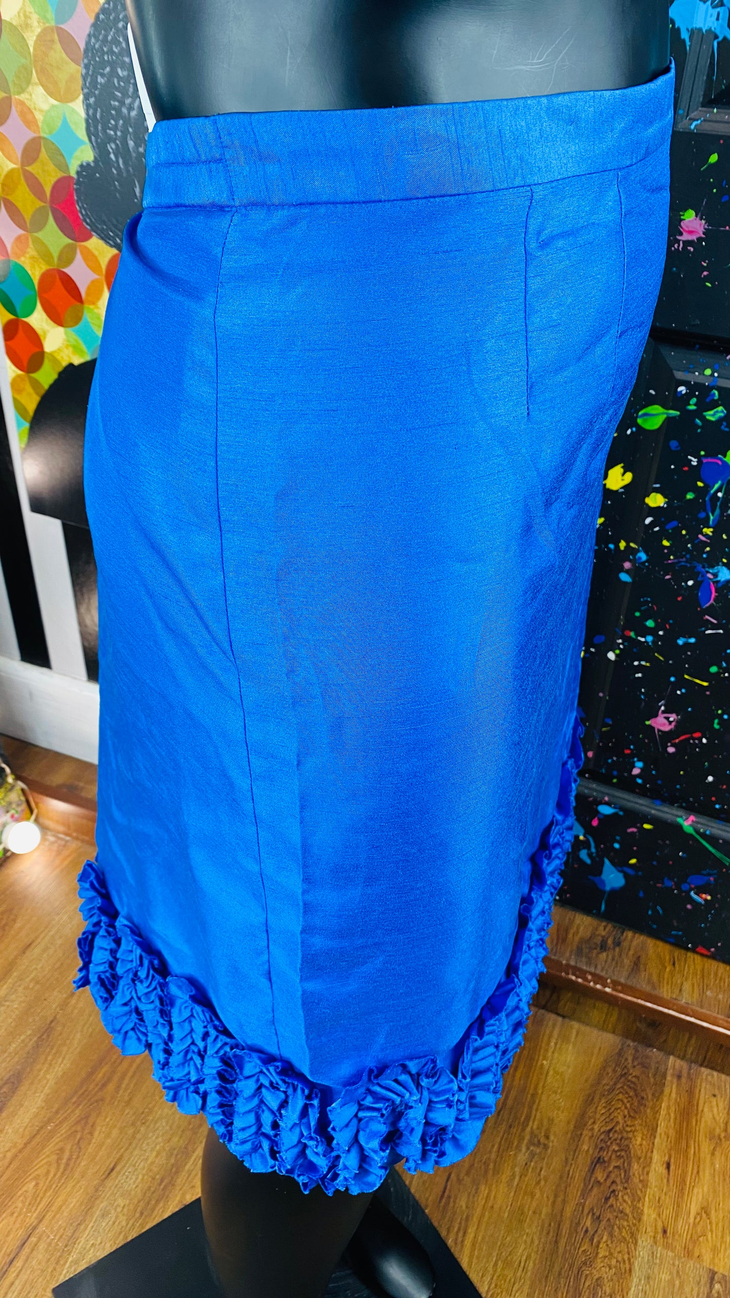 Vintage Royal Mini Skirt