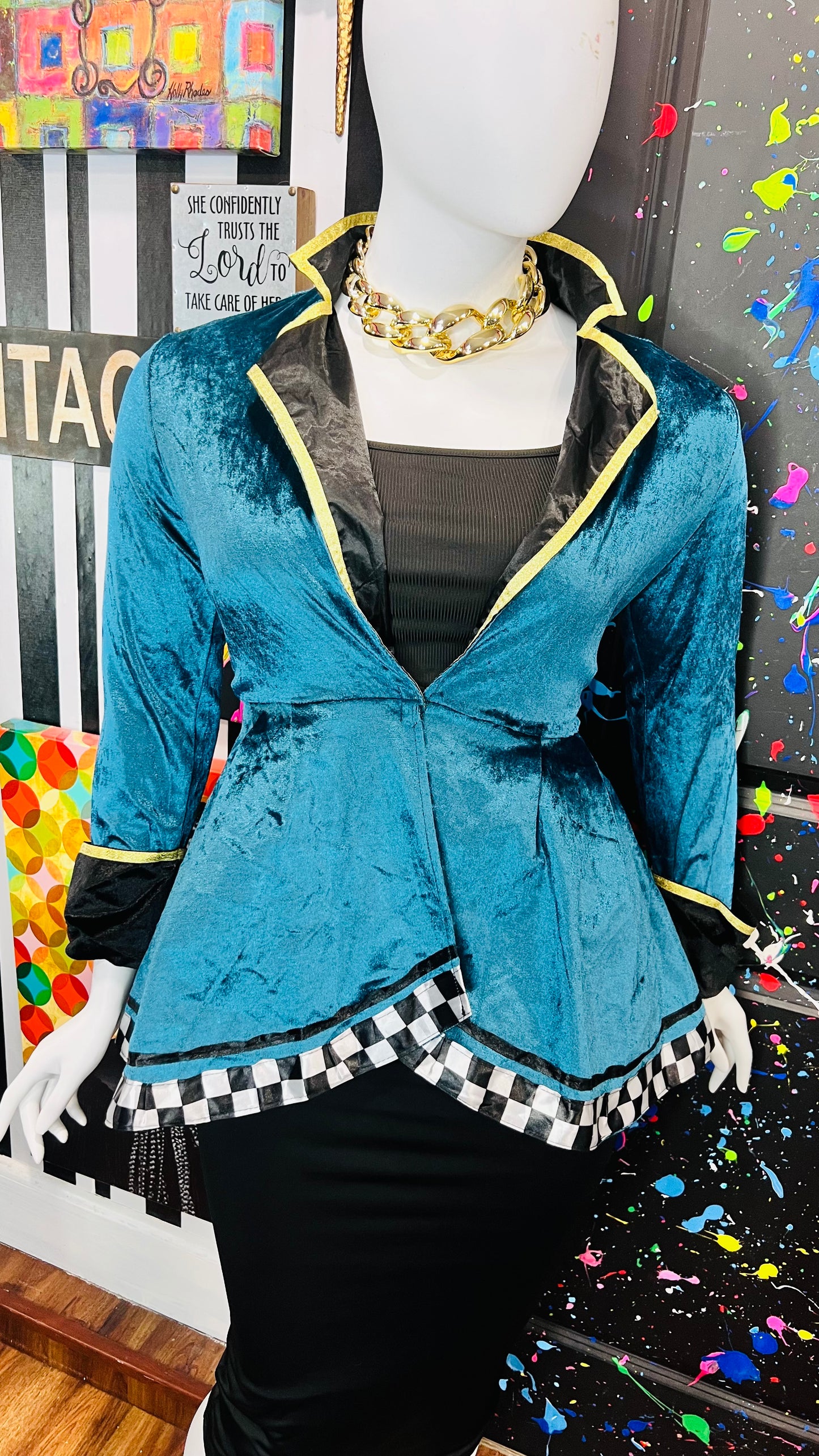 Teal & Gold Blazer (16)